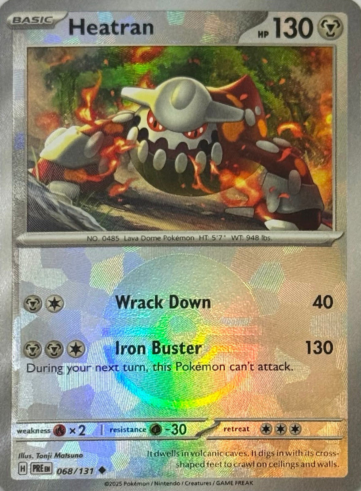 Pokémon Tcg Heatran 068/131 (Poke Ball)