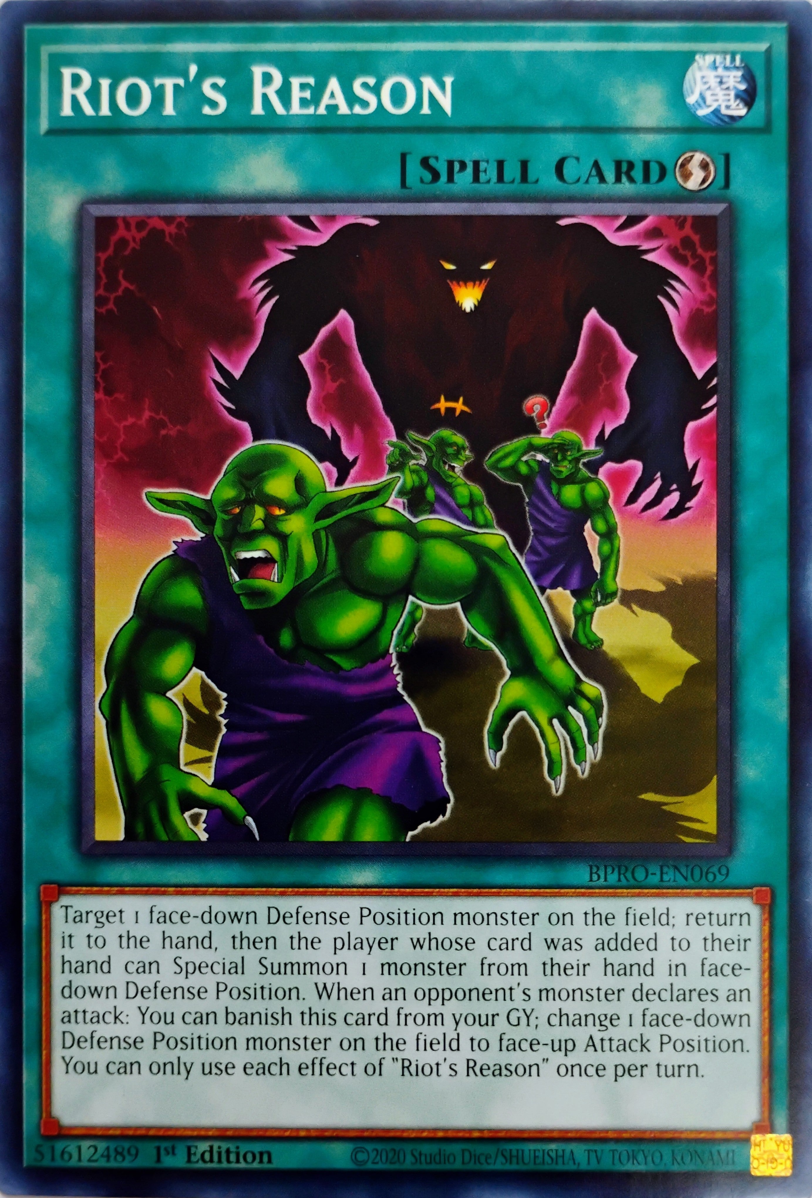 Yugioh! Riot's Reason Bpro-en069