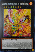 Yugioh! Garunix Eternity, Hyang Of The Fire Kings Ra05-en052 1st edition Secreta