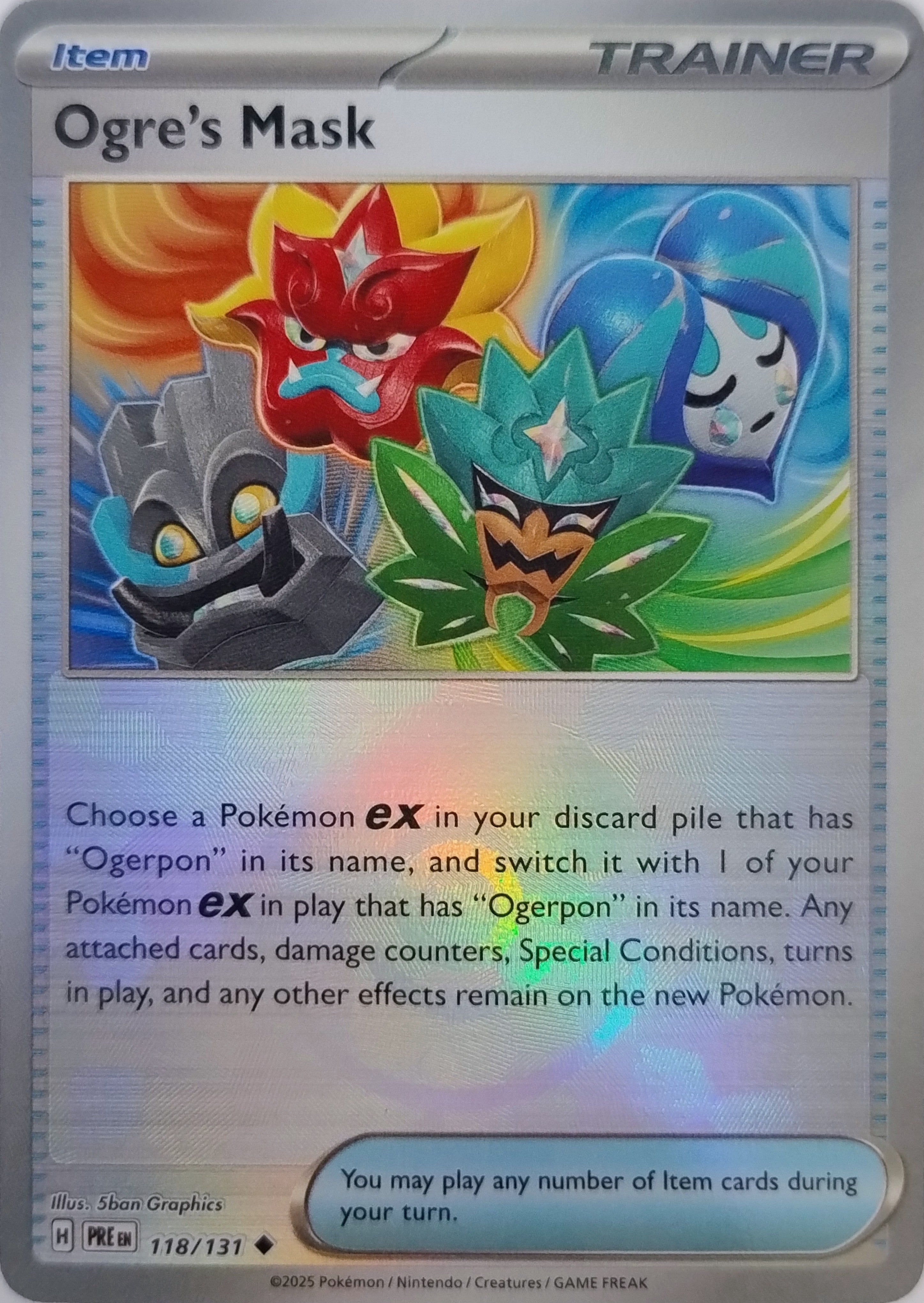 Pokémon Tcg Ogre's Mask 118/131 (Poke Ball)