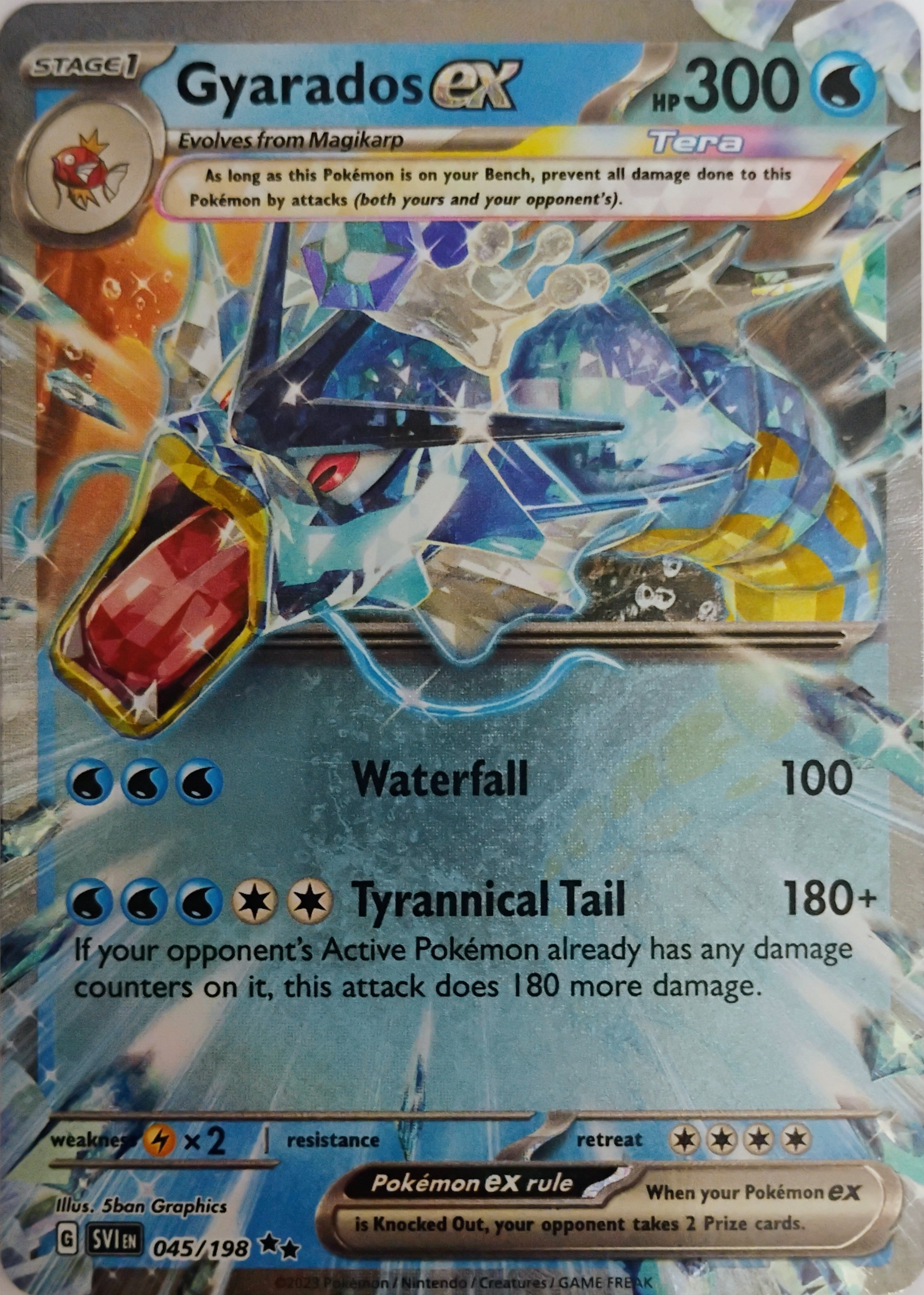 Pokémon tcg Gyarados Ex 045/198