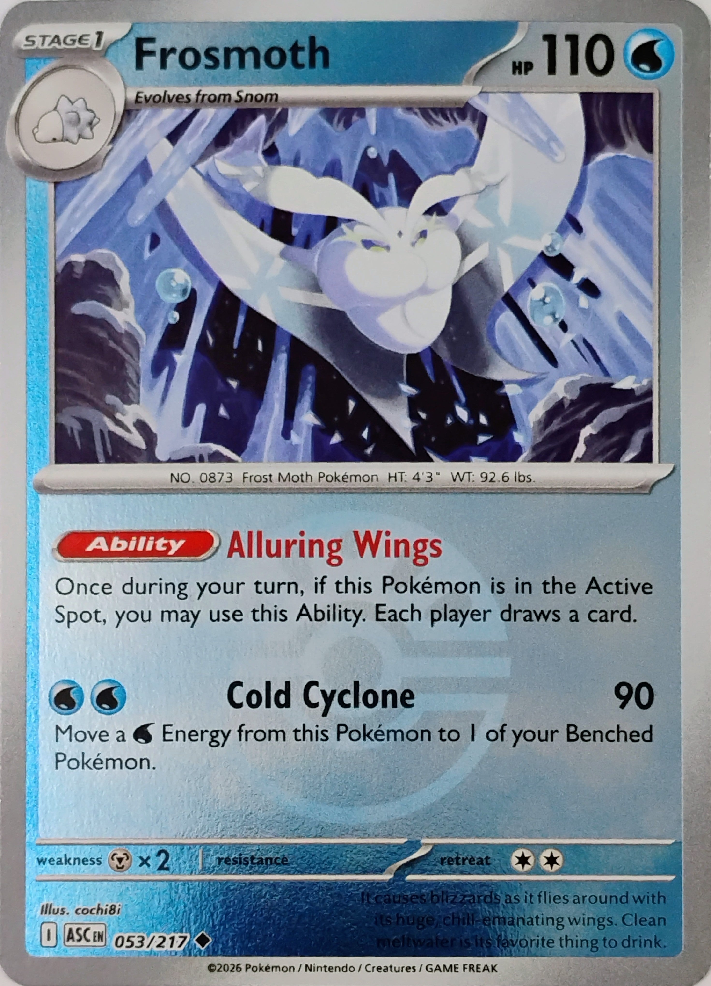 Pokémon tcg Frosmoth 053/217 (Friend Ball)
