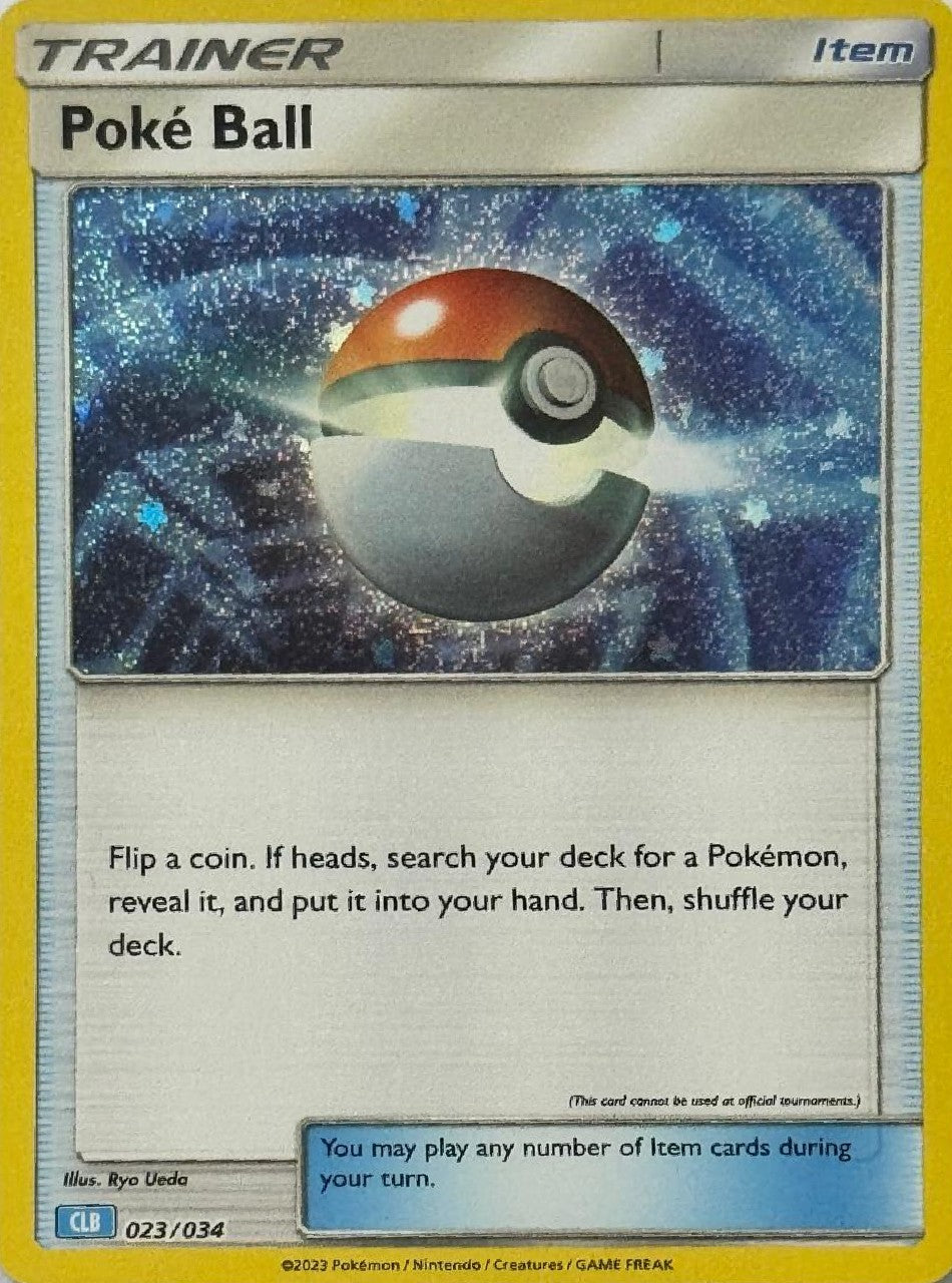 Pokémon Tcg Poke Ball 023/034 (CLB) Holo