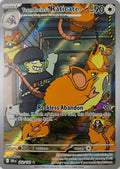 Pokémon tcg Team Rocket's Raticate 202/182