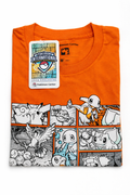 Playera EUIC 2026 London Pokémon Center Comic Naranja Talla: M