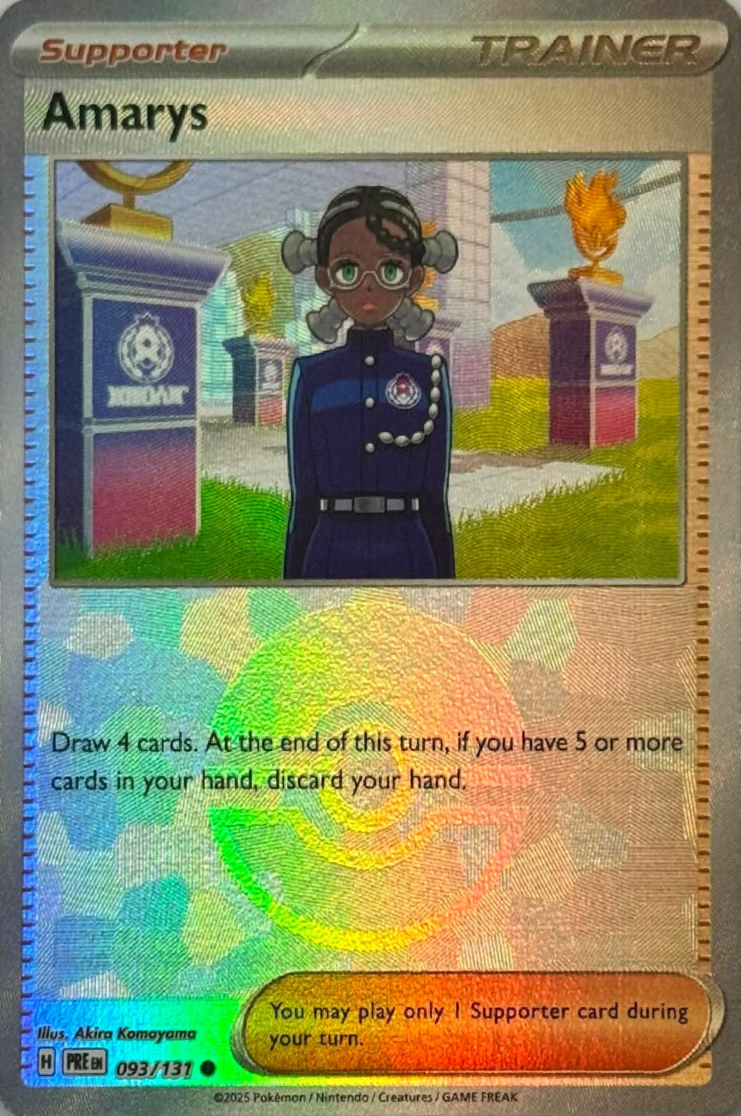 Pokémon Tcg Amarys 093/131 (Poke Ball)
