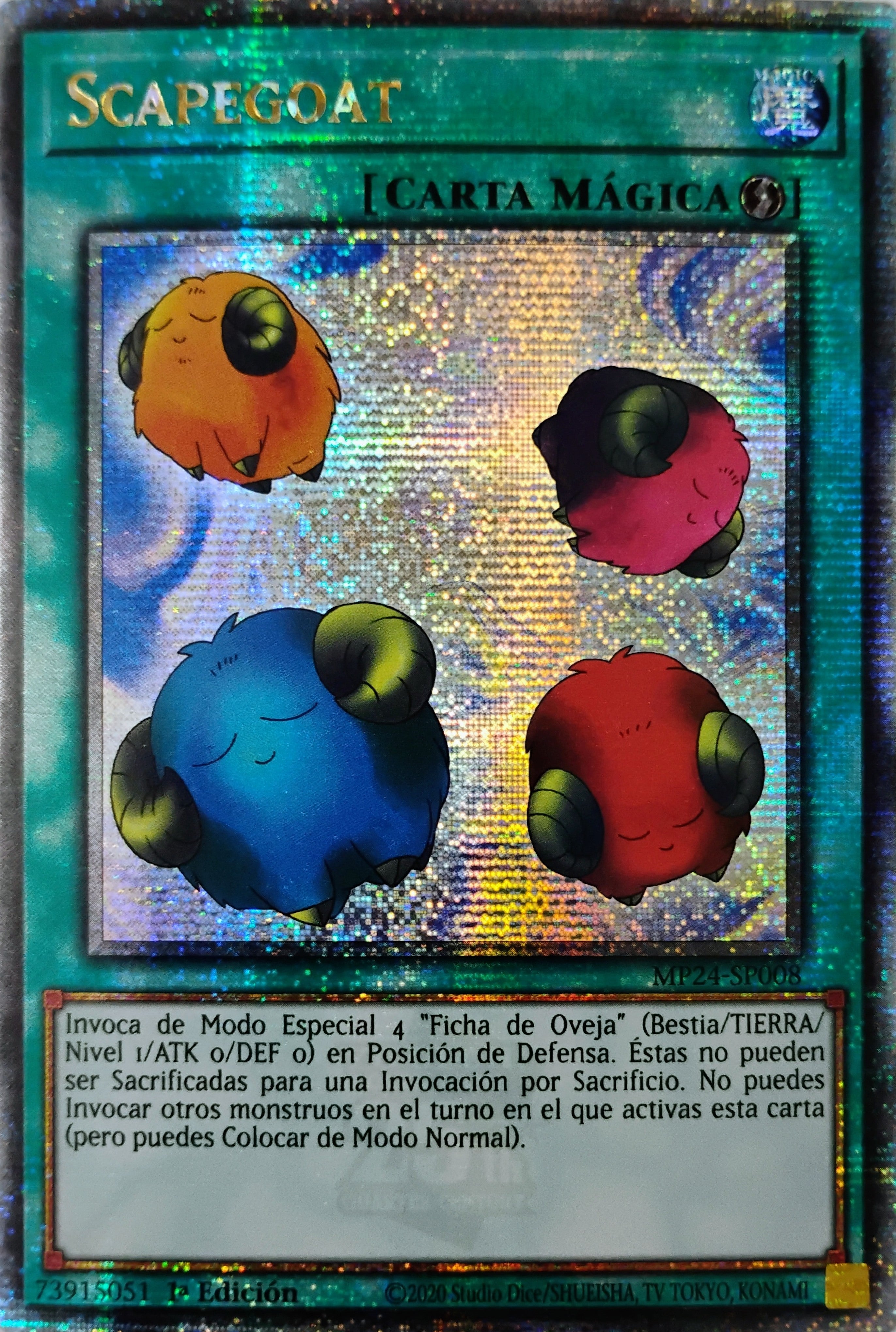 Yugioh! Scapegoat Mp24-sp008 Quarter Century