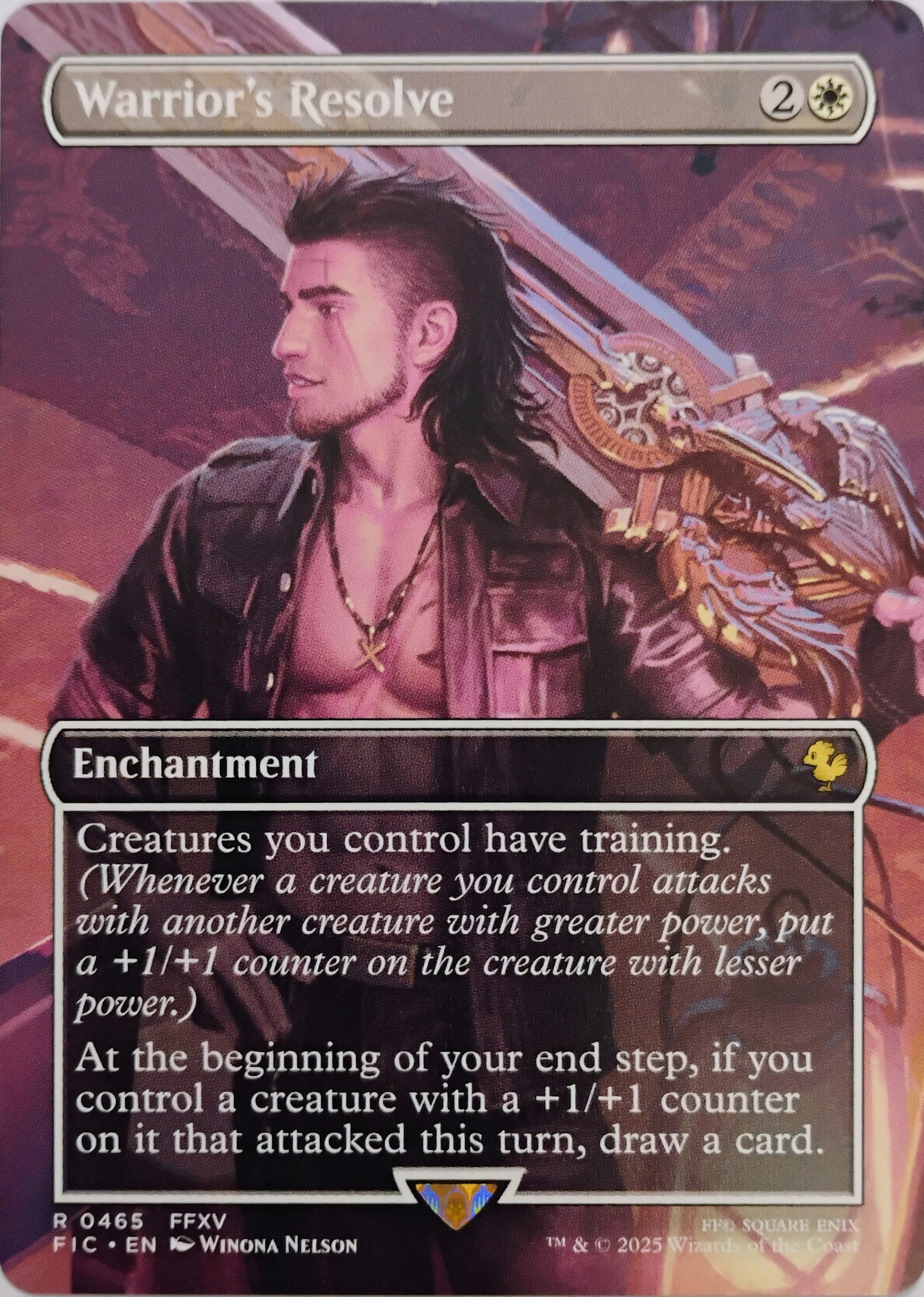 Magic Warrior's Resolver 0465 (Bordless)