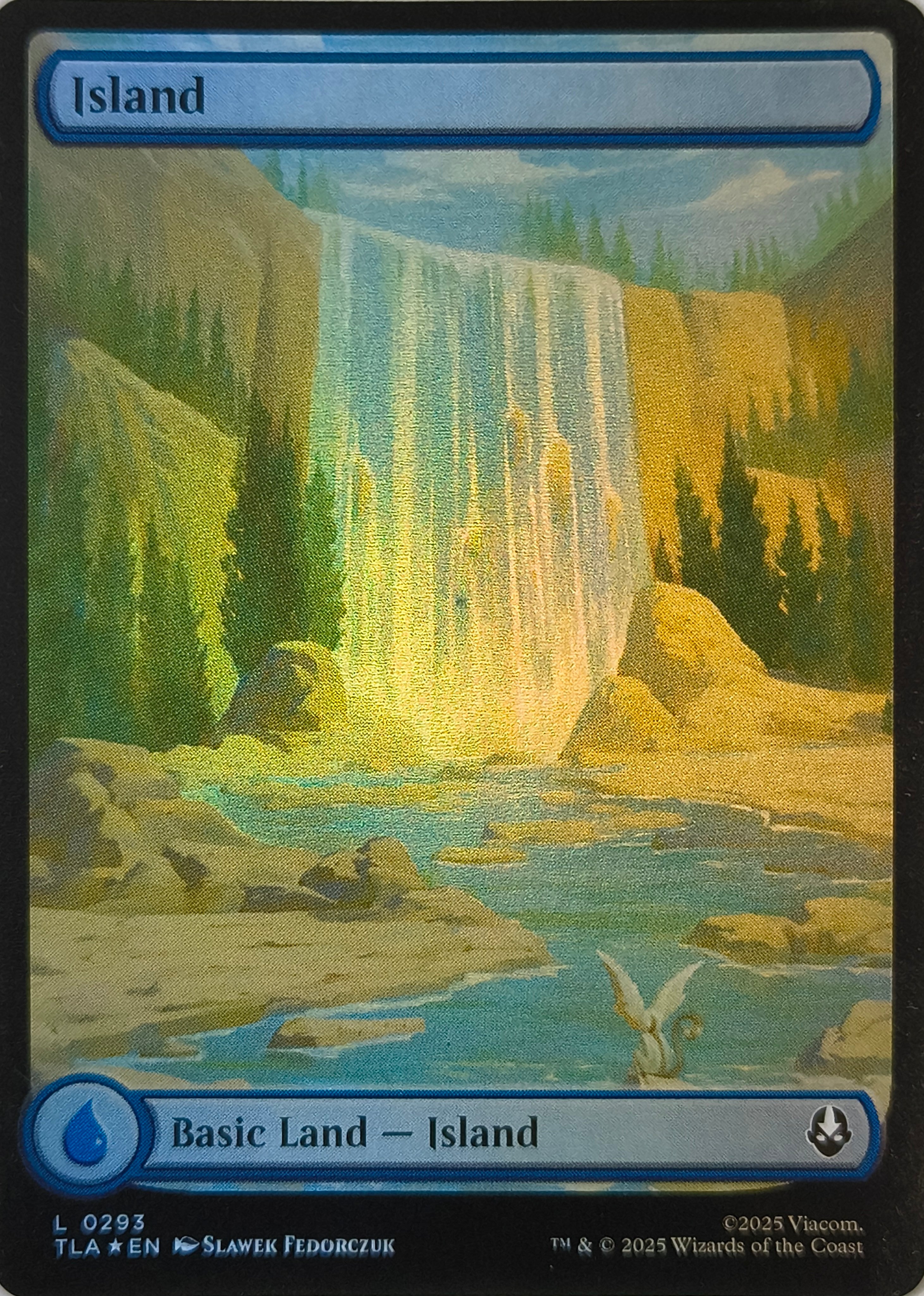 Magic tcg Island 0293 Foil
