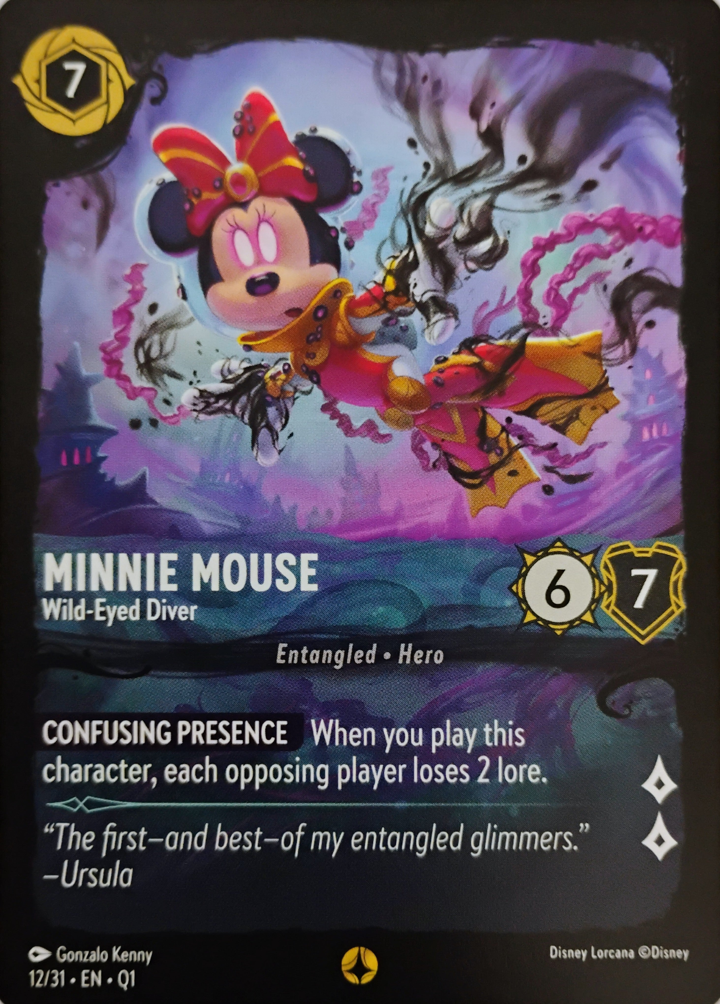Disney Lorcana Minnie Mouse 12/31