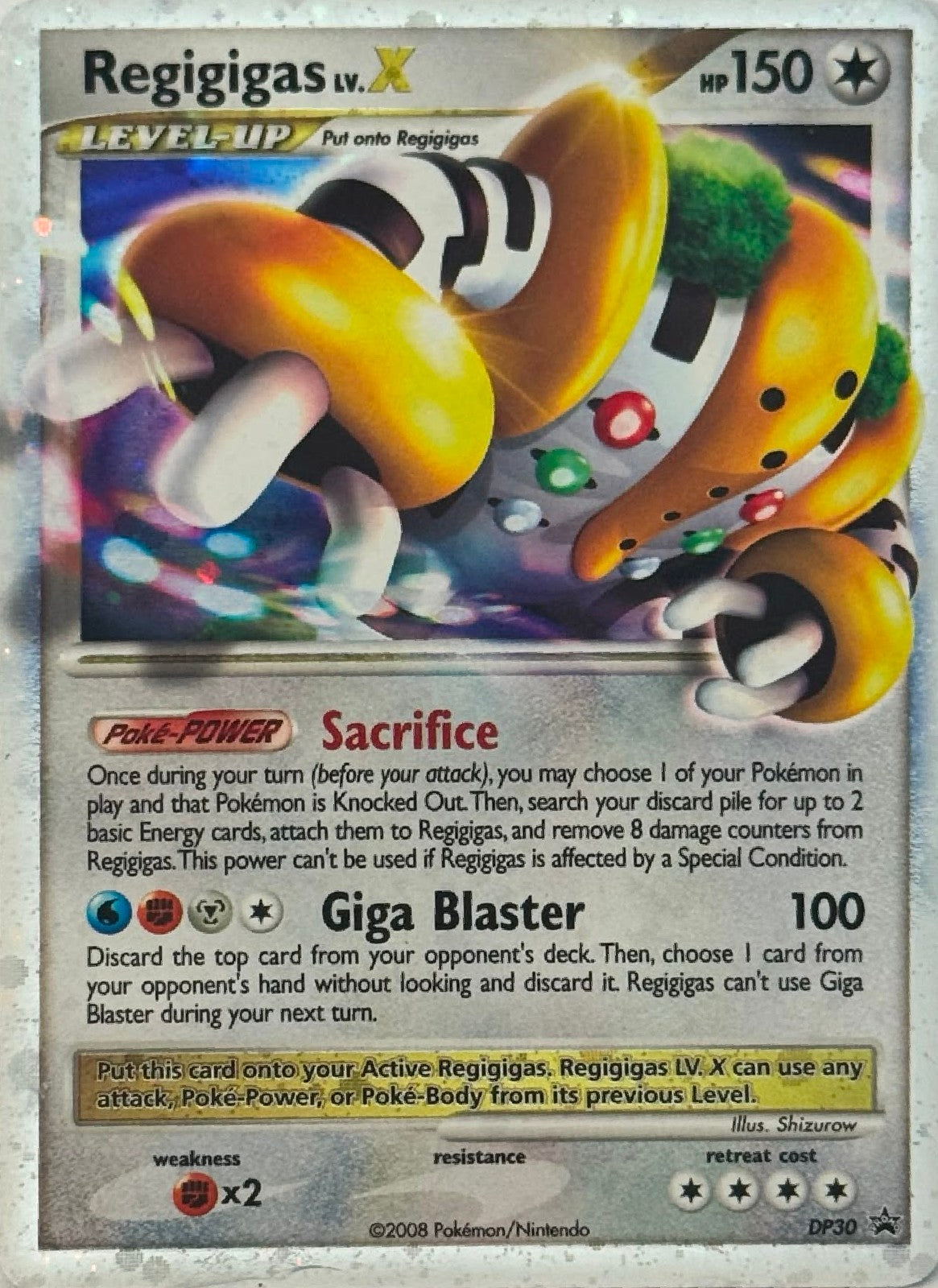 Pokémon Tcg Regigigas Lv.X DP30 Holo