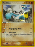 Pokémon Tcg Meditite 55/106 Holo (Ex Emerald)