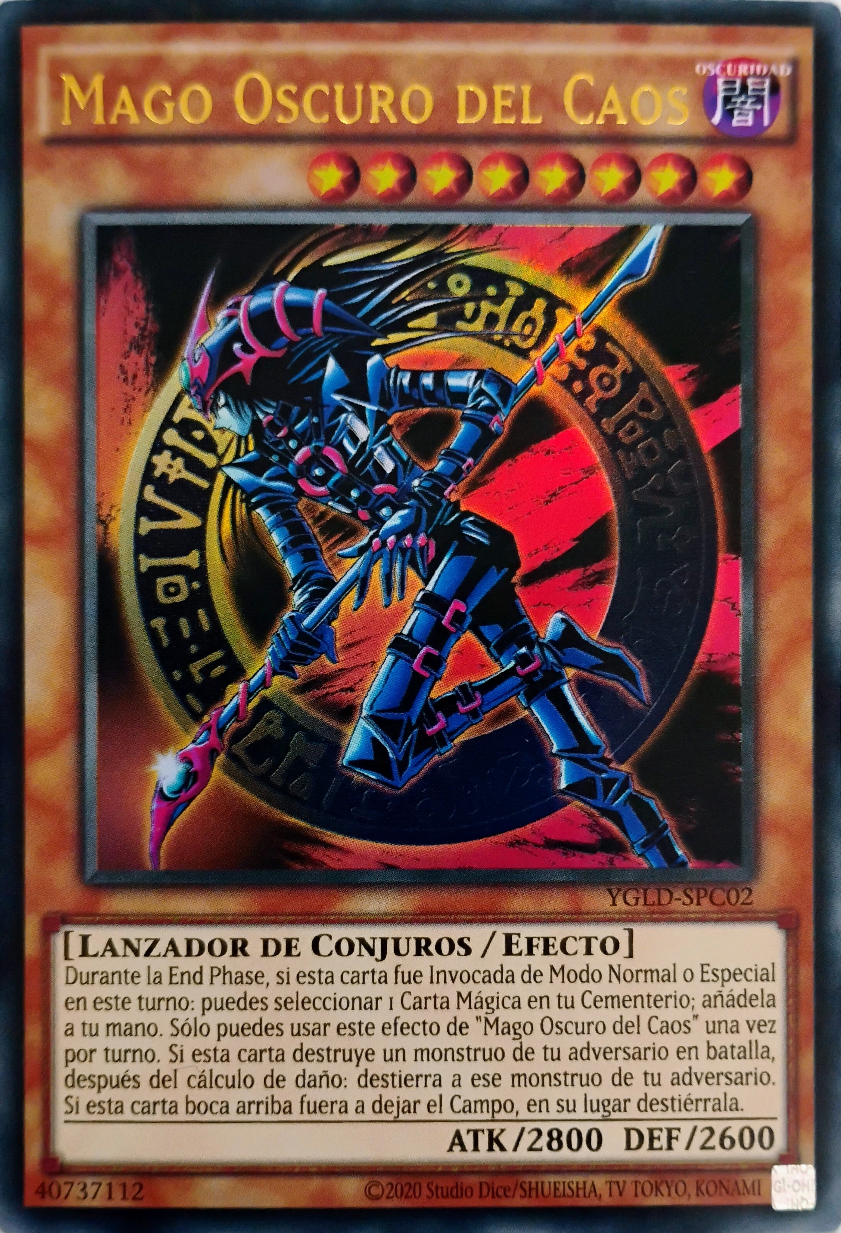 Yugioh! Mago Oscuro Del Caos Ygld-spc02 Ultra Rare
