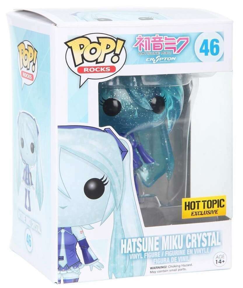 Funko pop! Hatsune Miku Crystal #46 Hot Topic Exclusive