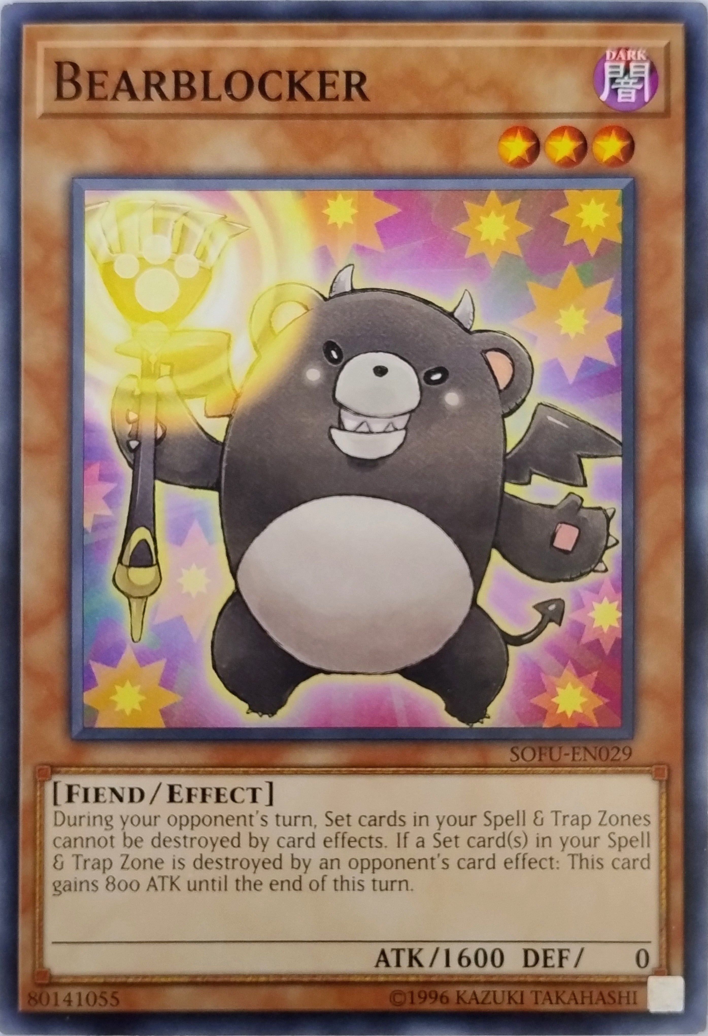 Yugioh! Bearblocker Sofu-en029