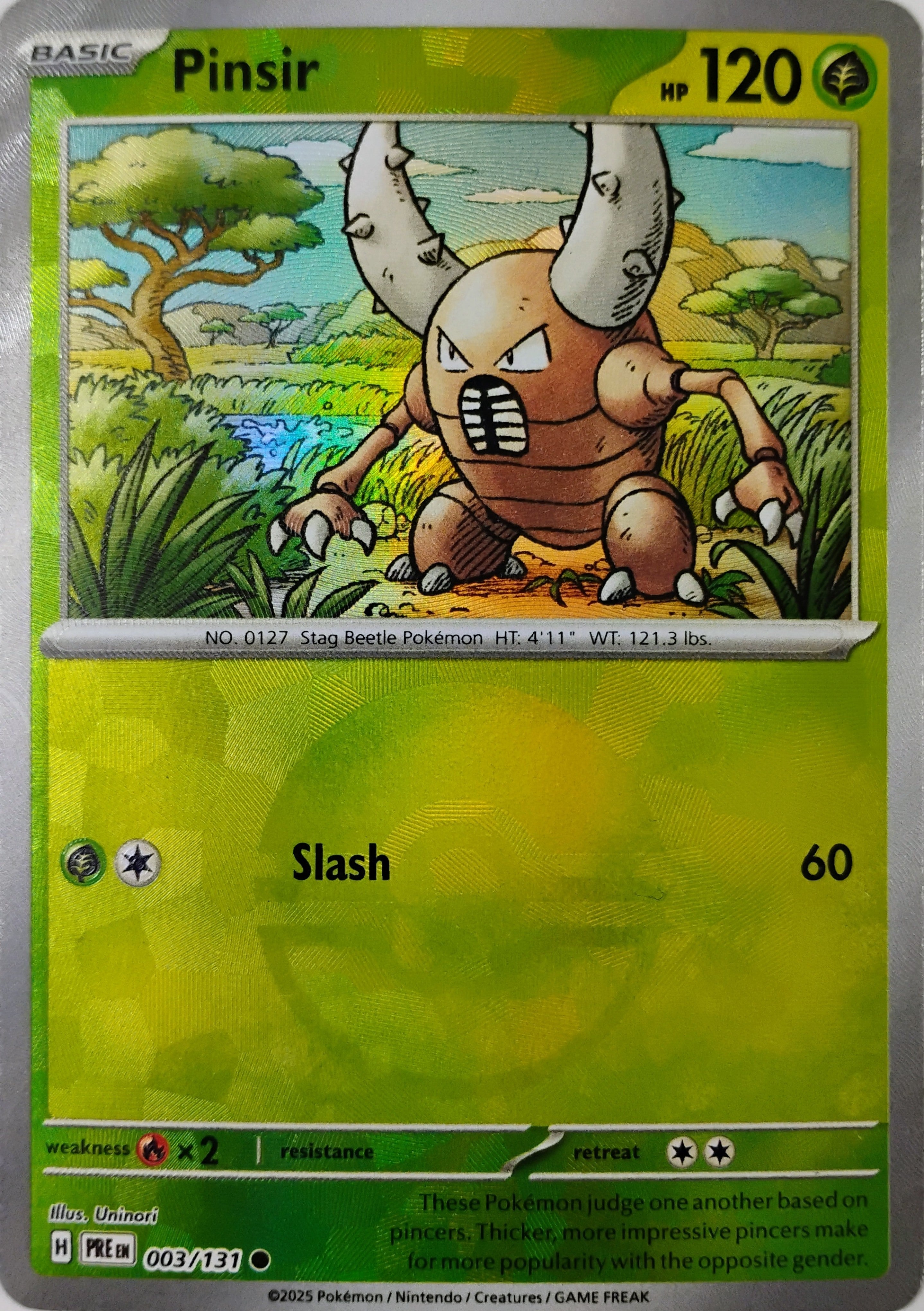 Pokémon tcg Pinsir 003/131 (Poke Ball)