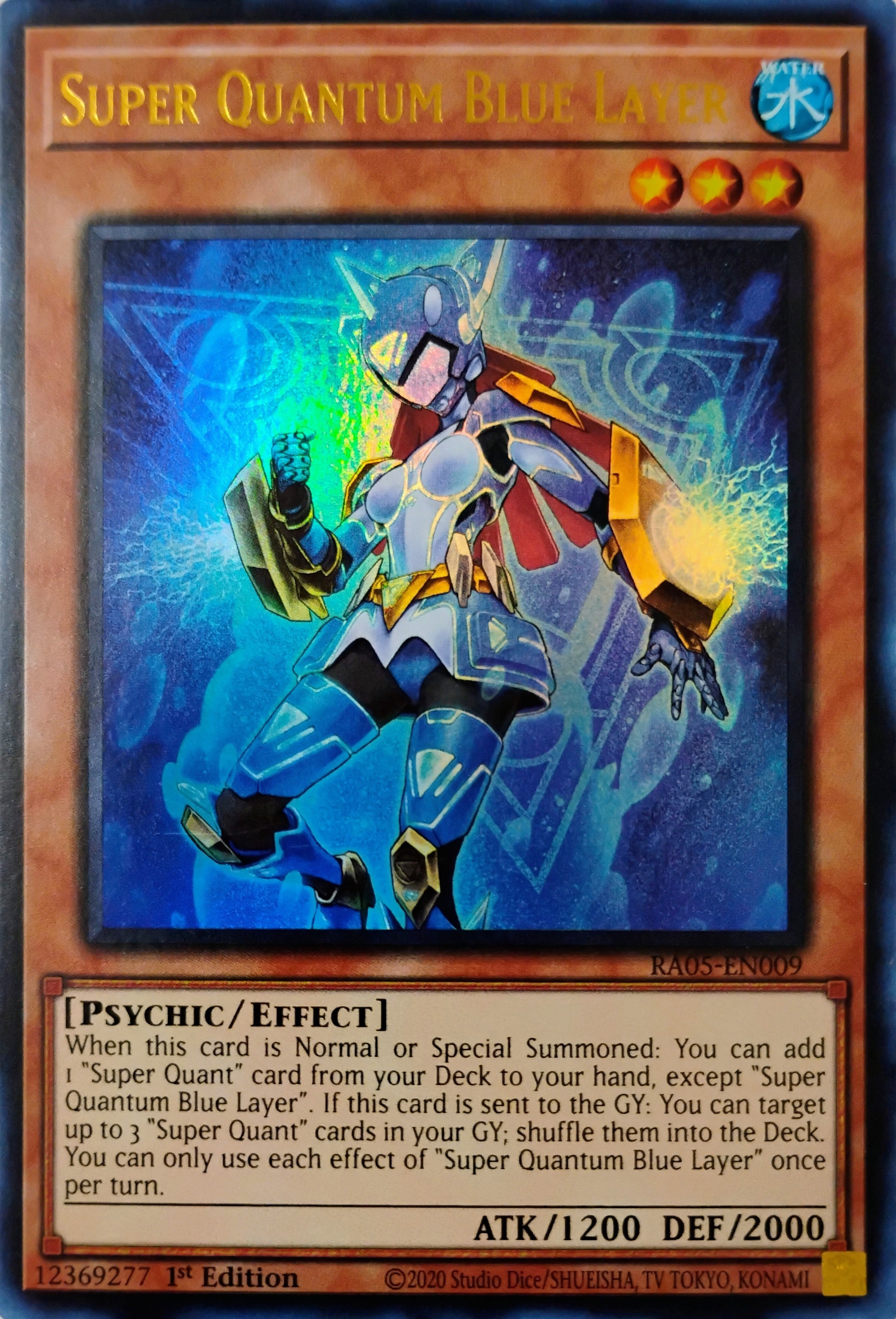 Yugioh! Super Quantum Blue Layer Ra05-en009 Ultra Rare