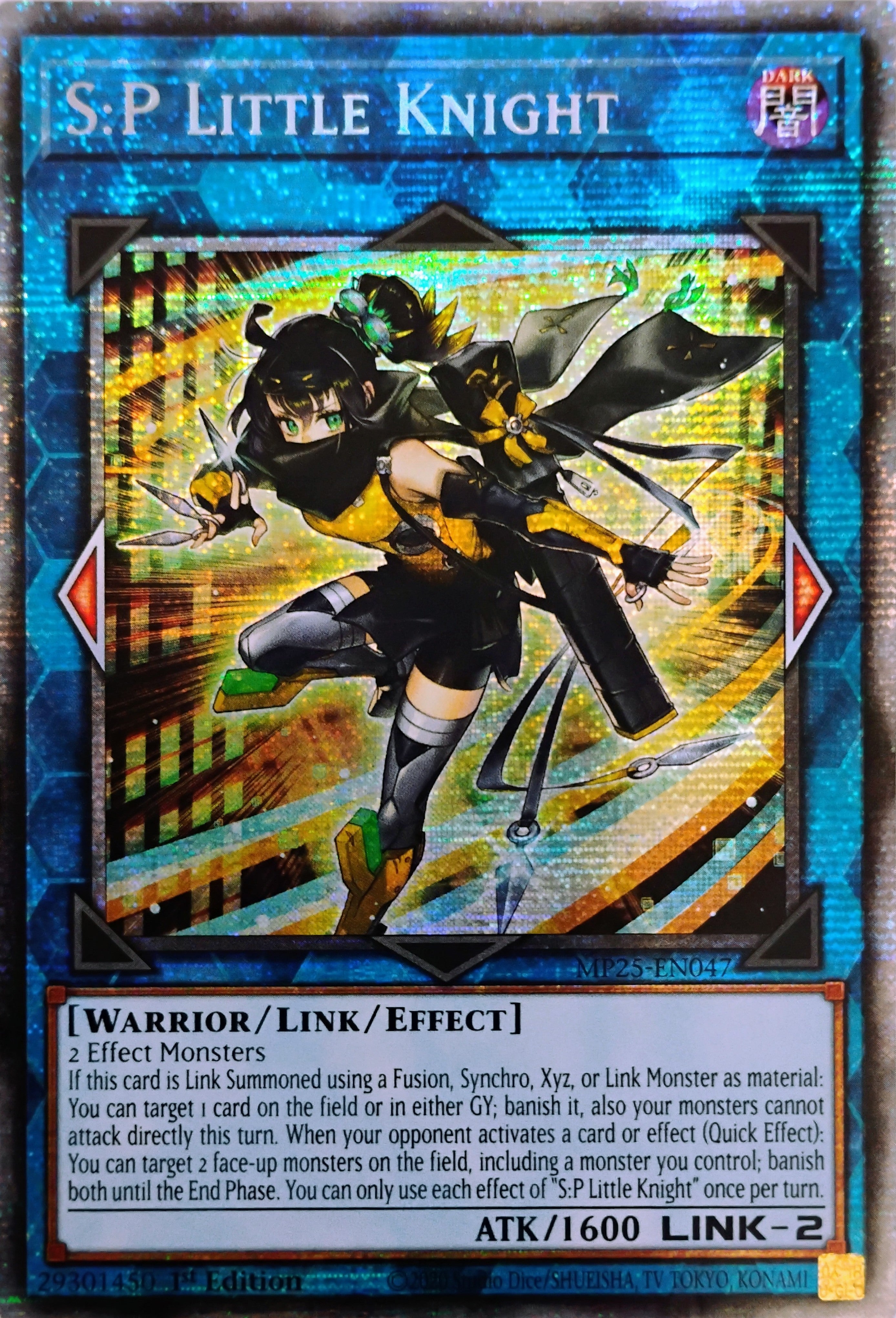 Yugioh! S:P Little Knight Mp25-en047 1st Edition Starlight