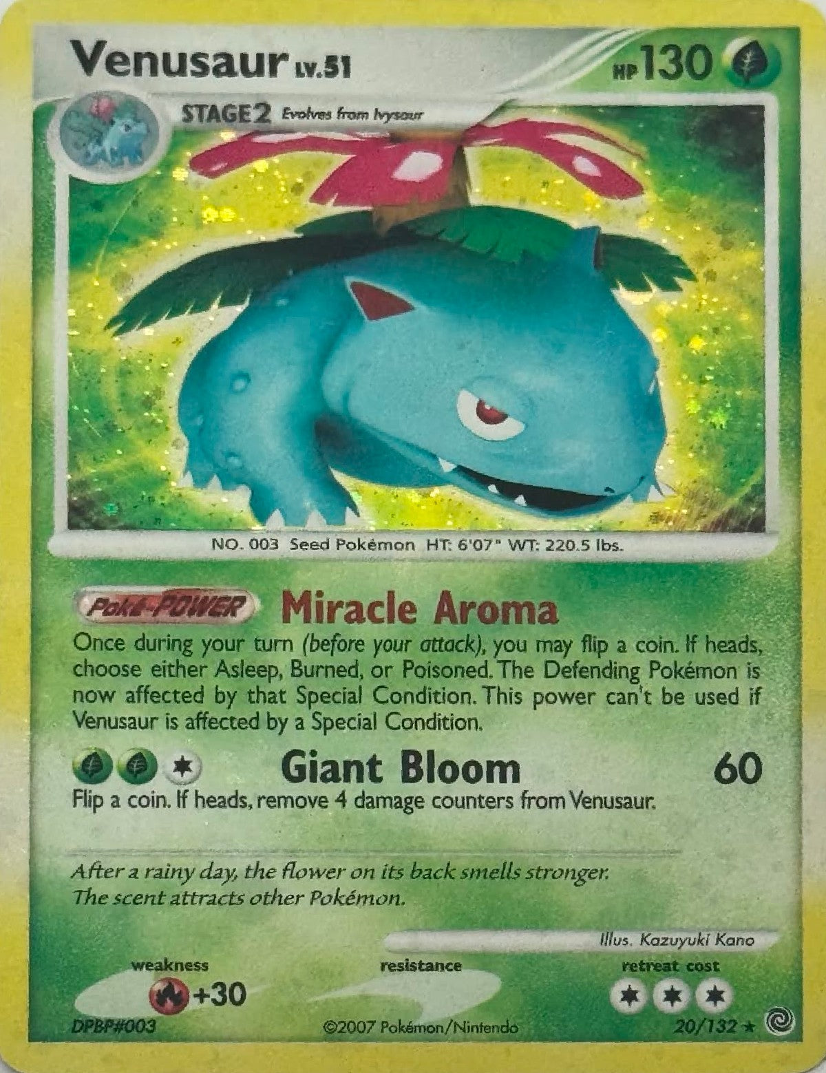 Pokémon Tcg Venusaur Lv.51 20/132 Holo