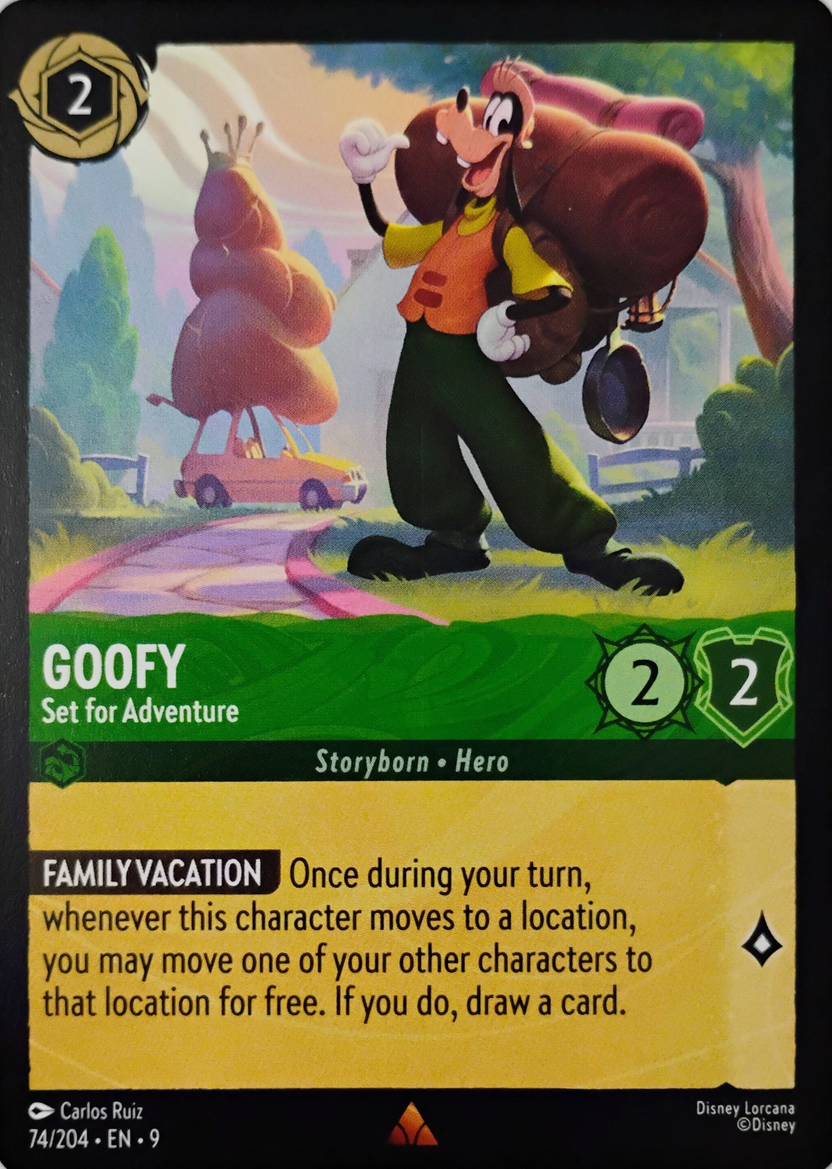 Disney Lorcana Goofy 74/204