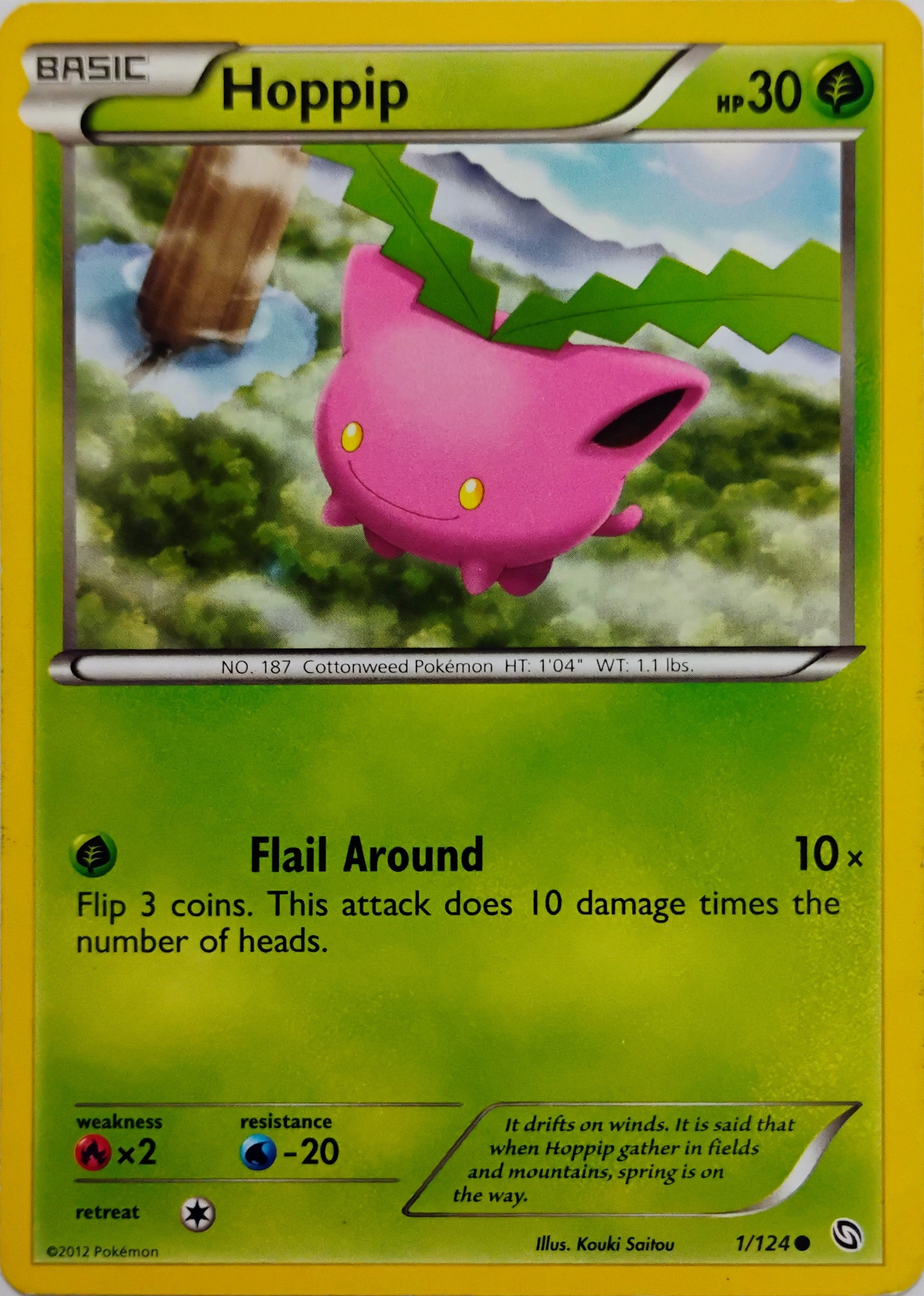 Pokémon tcg Hoppip 1/124