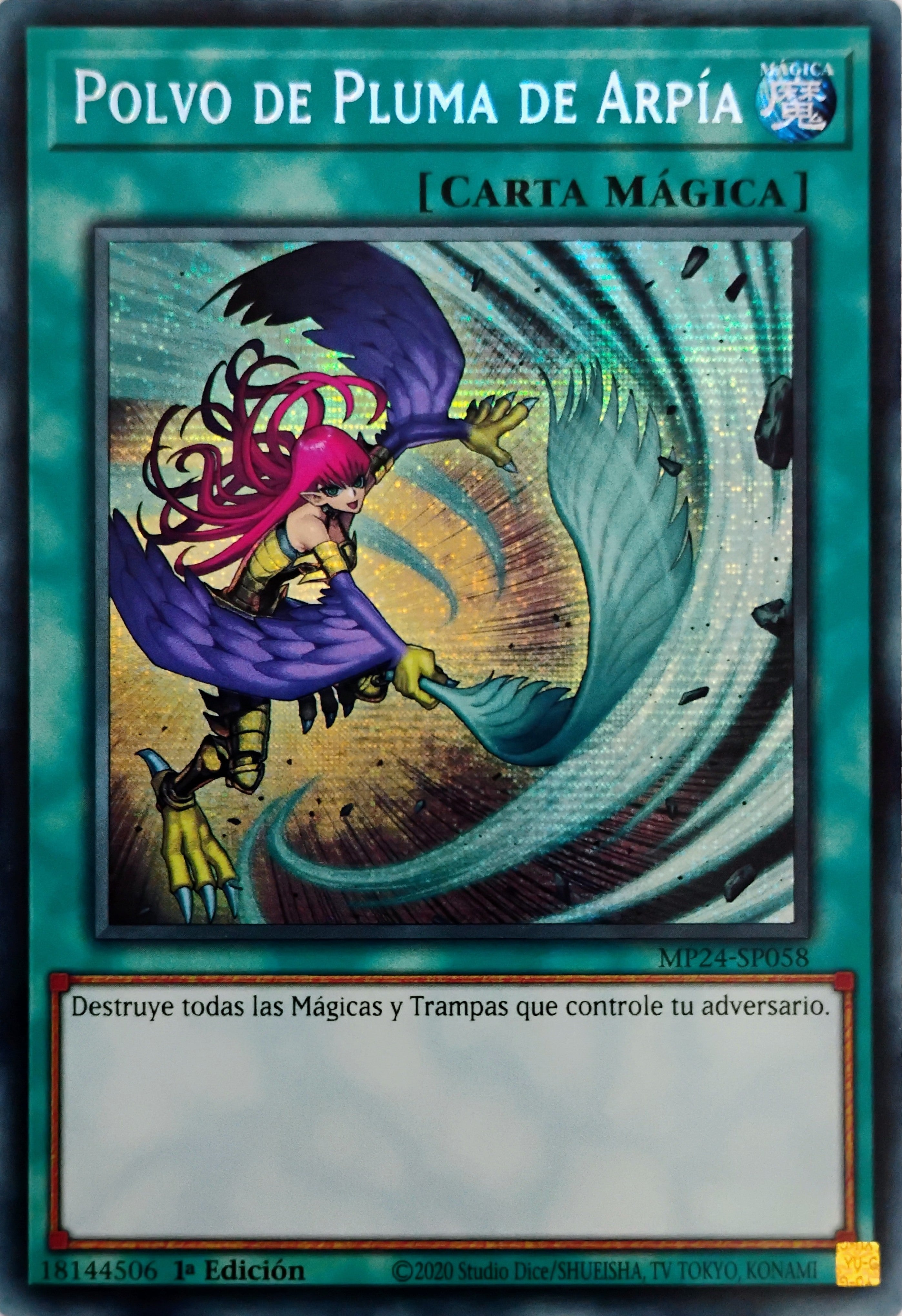 Yugioh! Polvo De Pluma De Arpía Mp24-Sp058 1st edition Prismatica