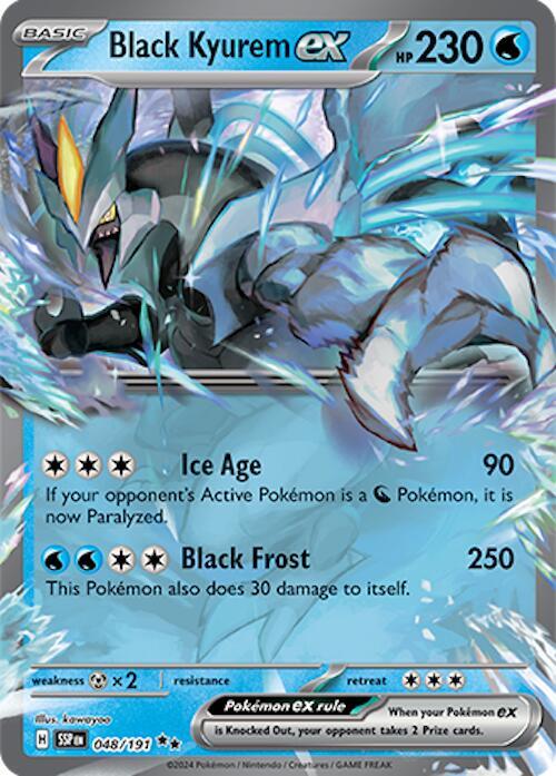 Pokémon Tcg Black Kyurem Ex 048/191