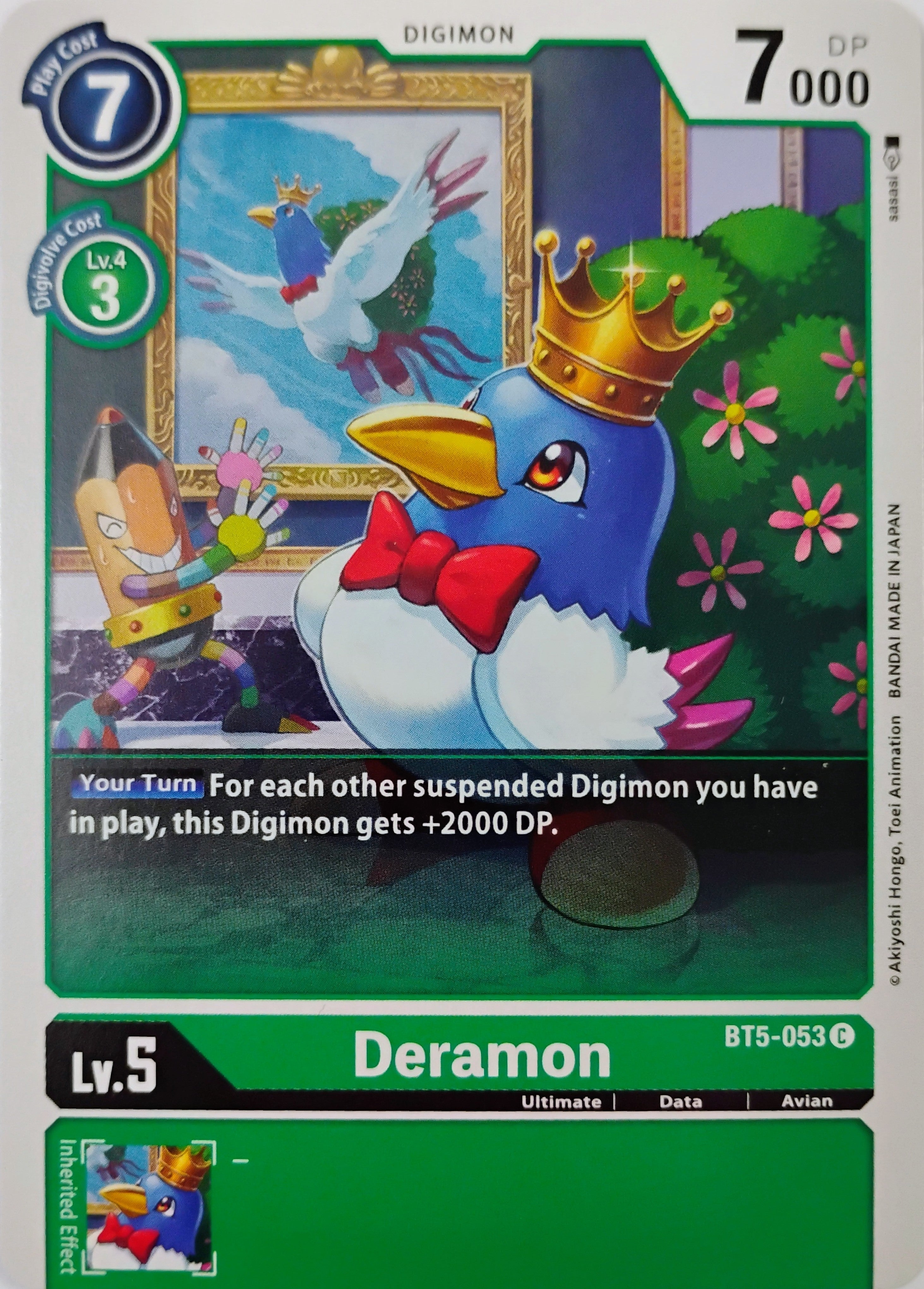 Digimon tcg Deramon Bt5-053