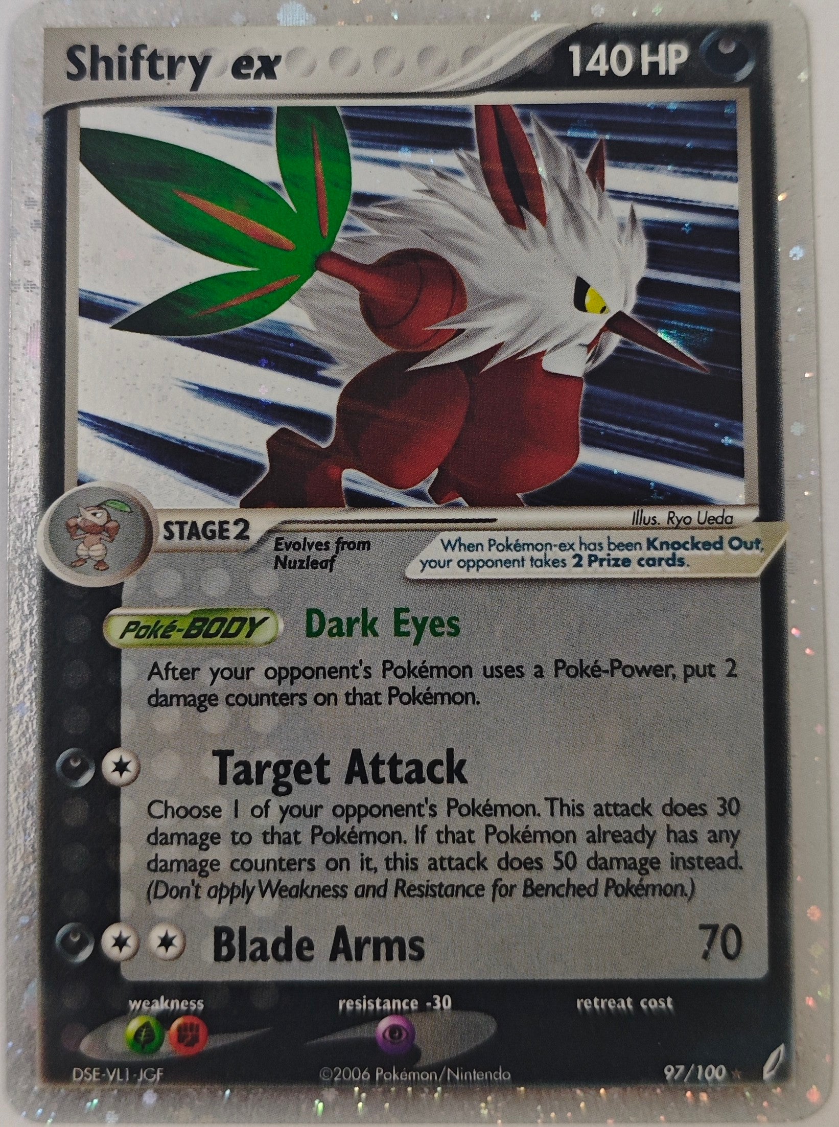 Pokémon Tcg Shiftry ex 97/100 Ultra Rare