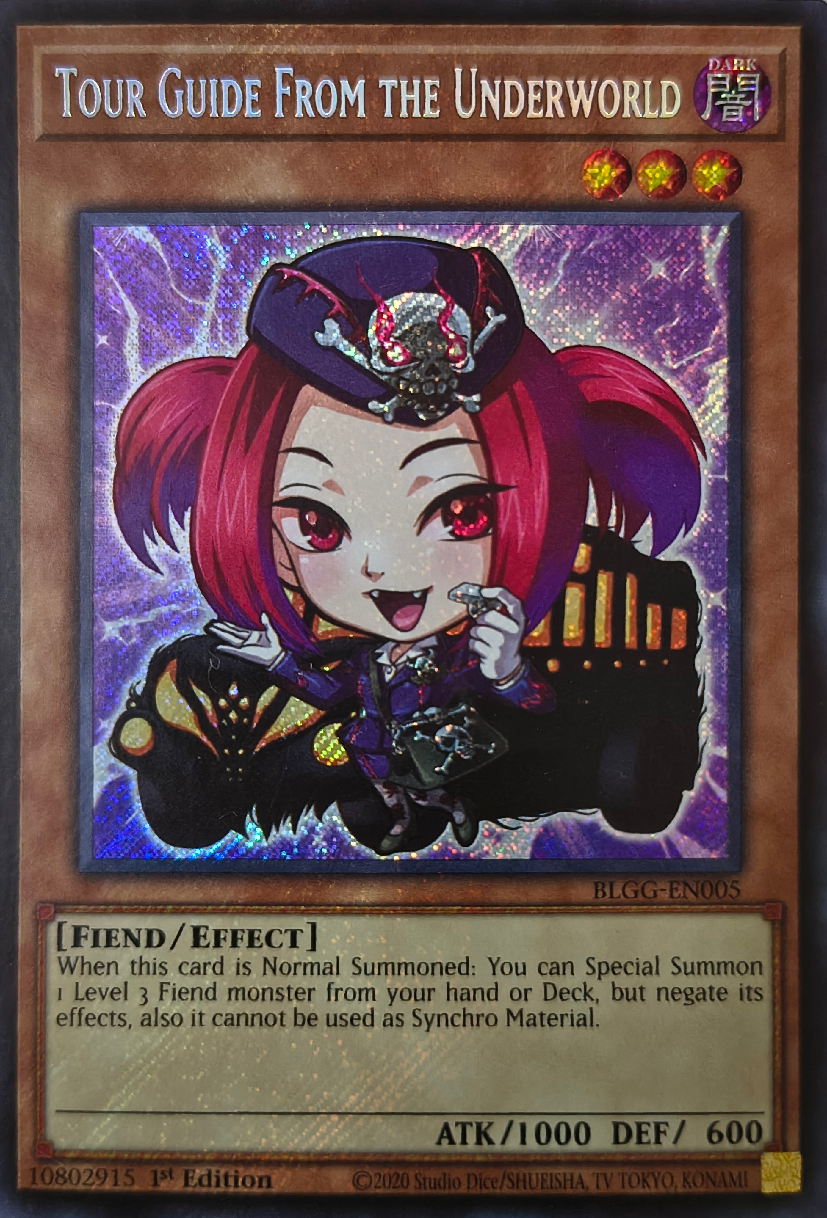 Yugioh! Tour Guide From The Underworld Blgg-en005 1st edition Secreta