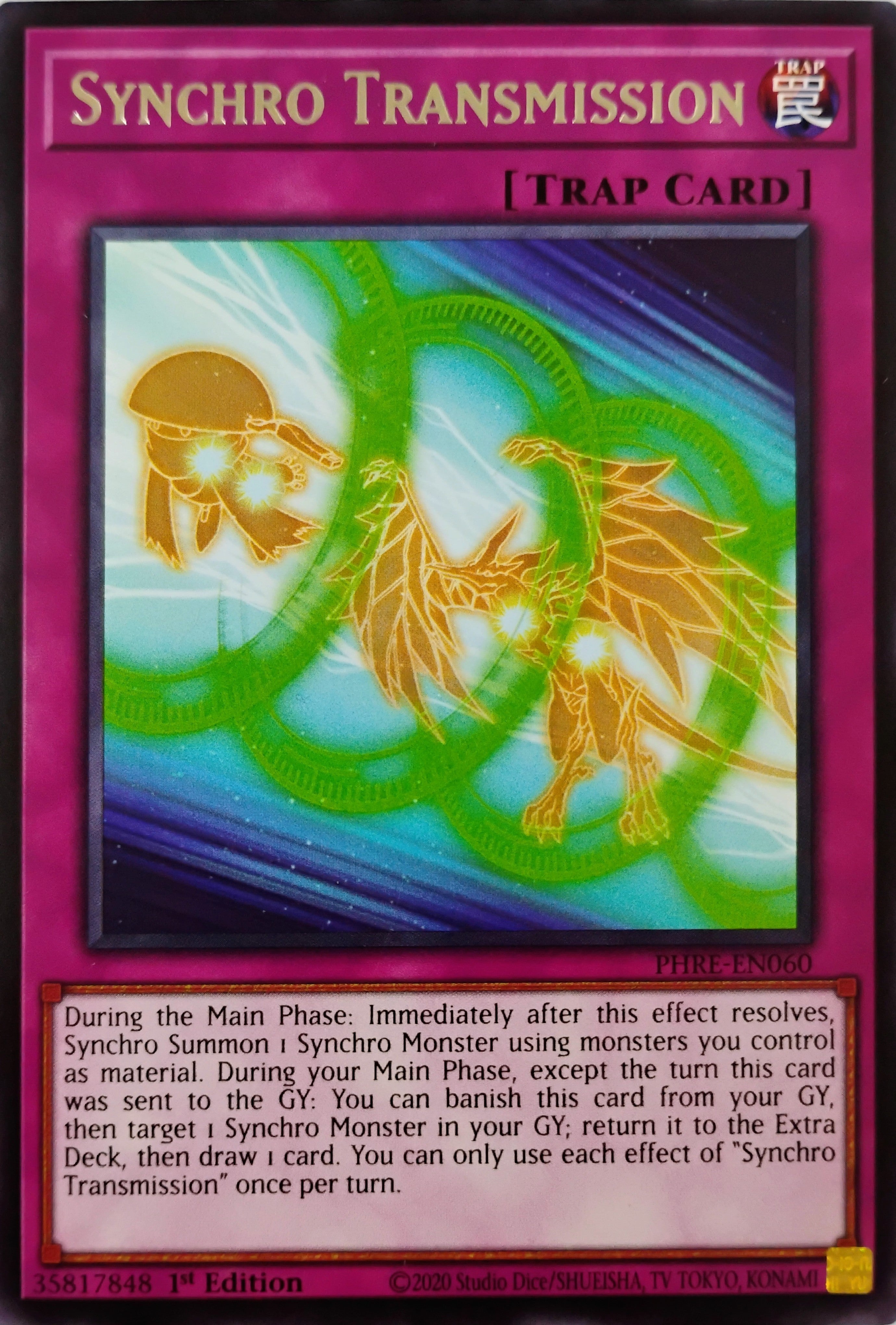 Yugioh! Synchro Transmission Phre-en060 1st edition
