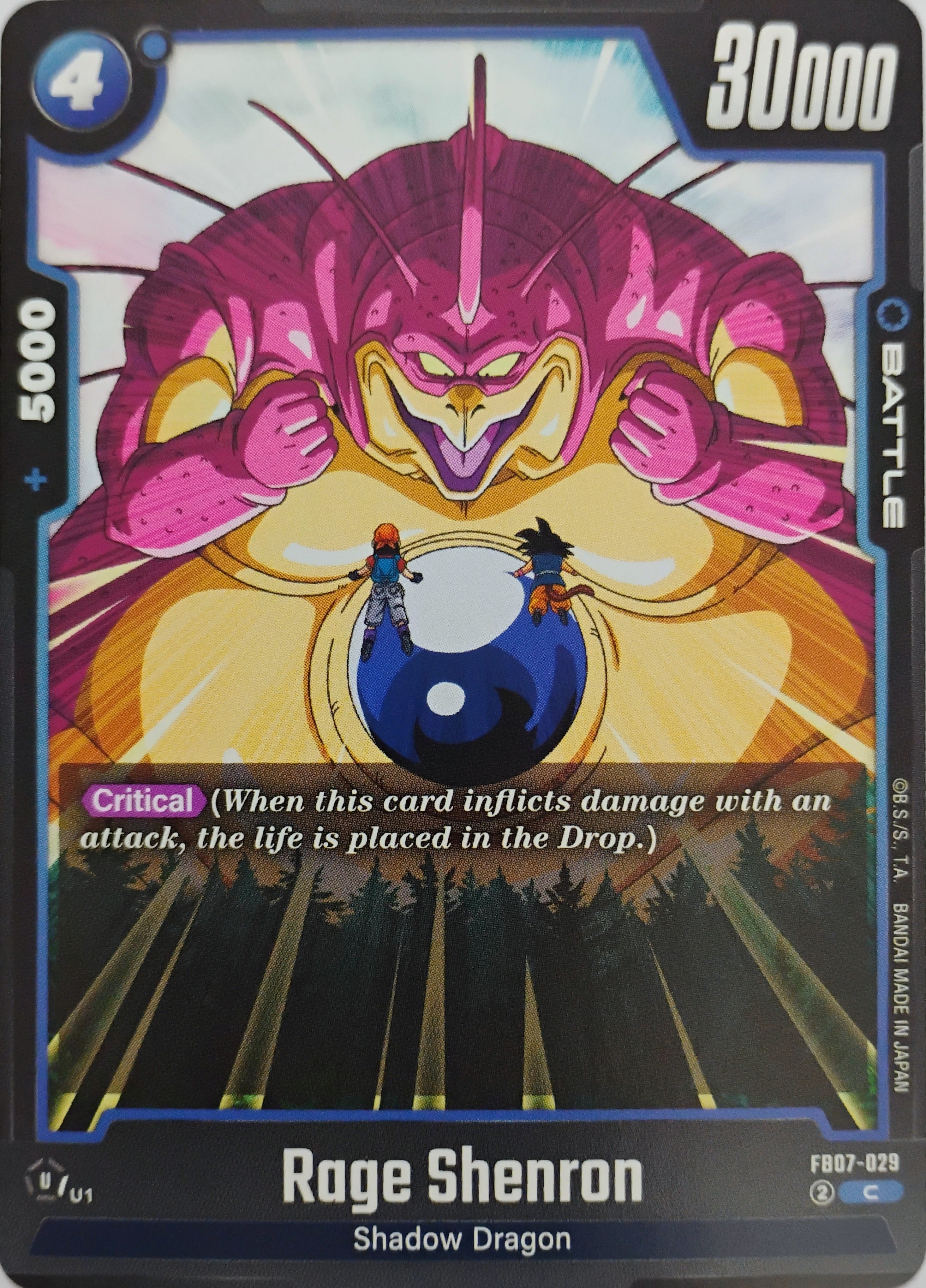 Dragón ball Tcg Rage Shenron Fb07-029