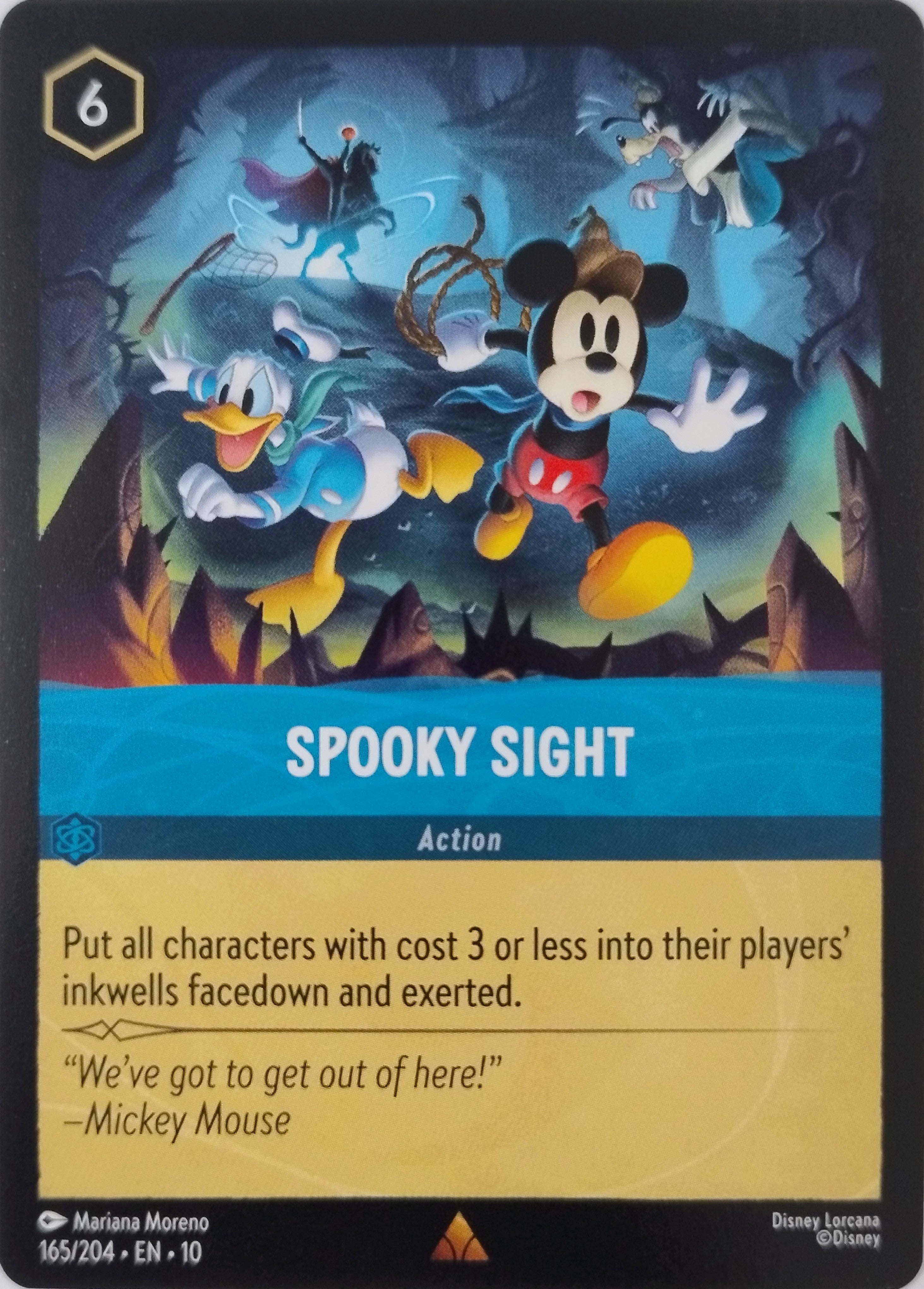 Disney Lorcana Spooky Sight 165/204
