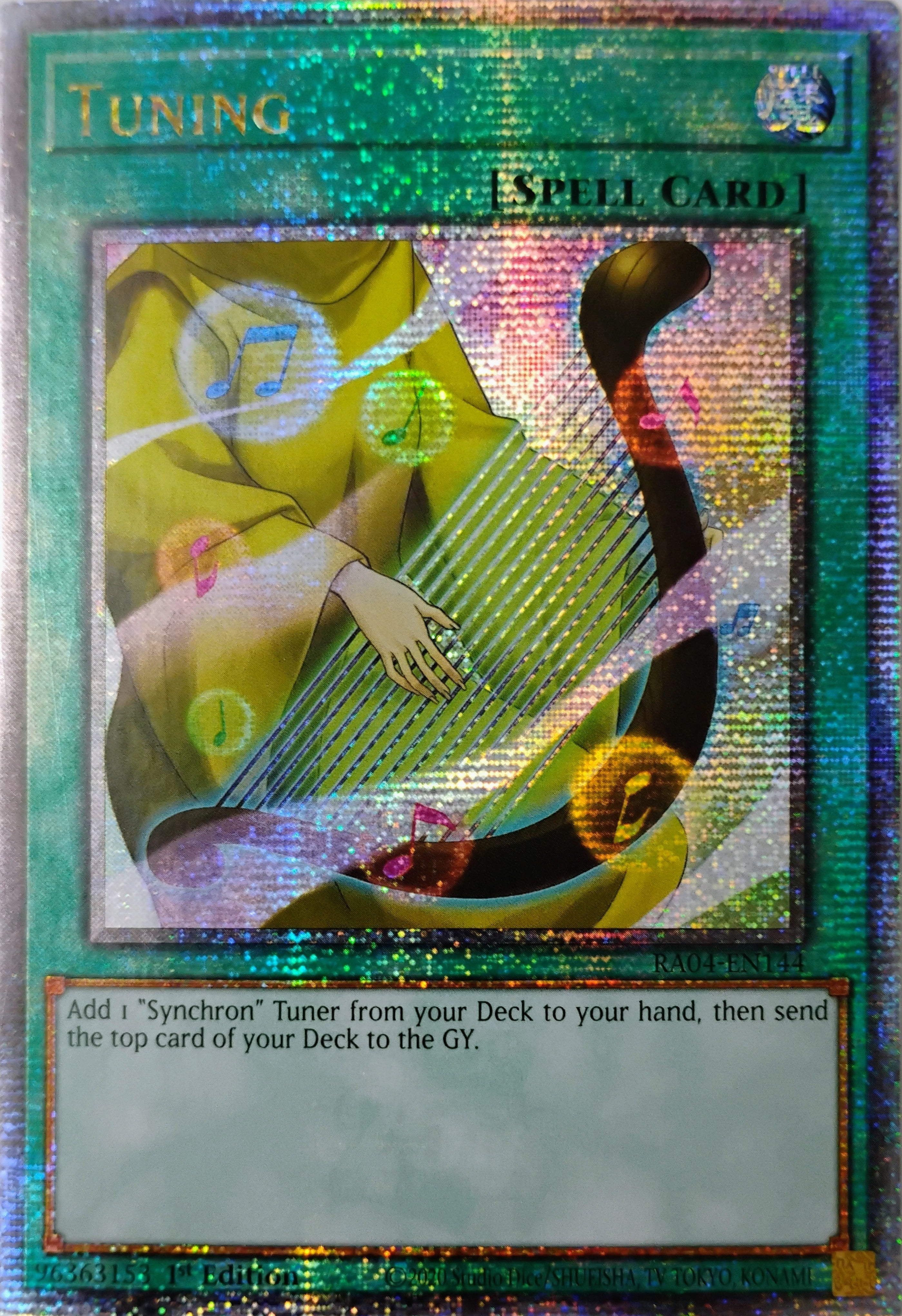 Yugioh! Tuning Ra04-en144 Quarter Century