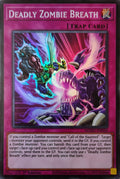 Yugioh! Deadly Zombie Breath Mzmu-en010 Super Rara
