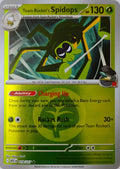 Pokémon tcg Team Rocket's Spidops 019/217 (Energy Simbol)