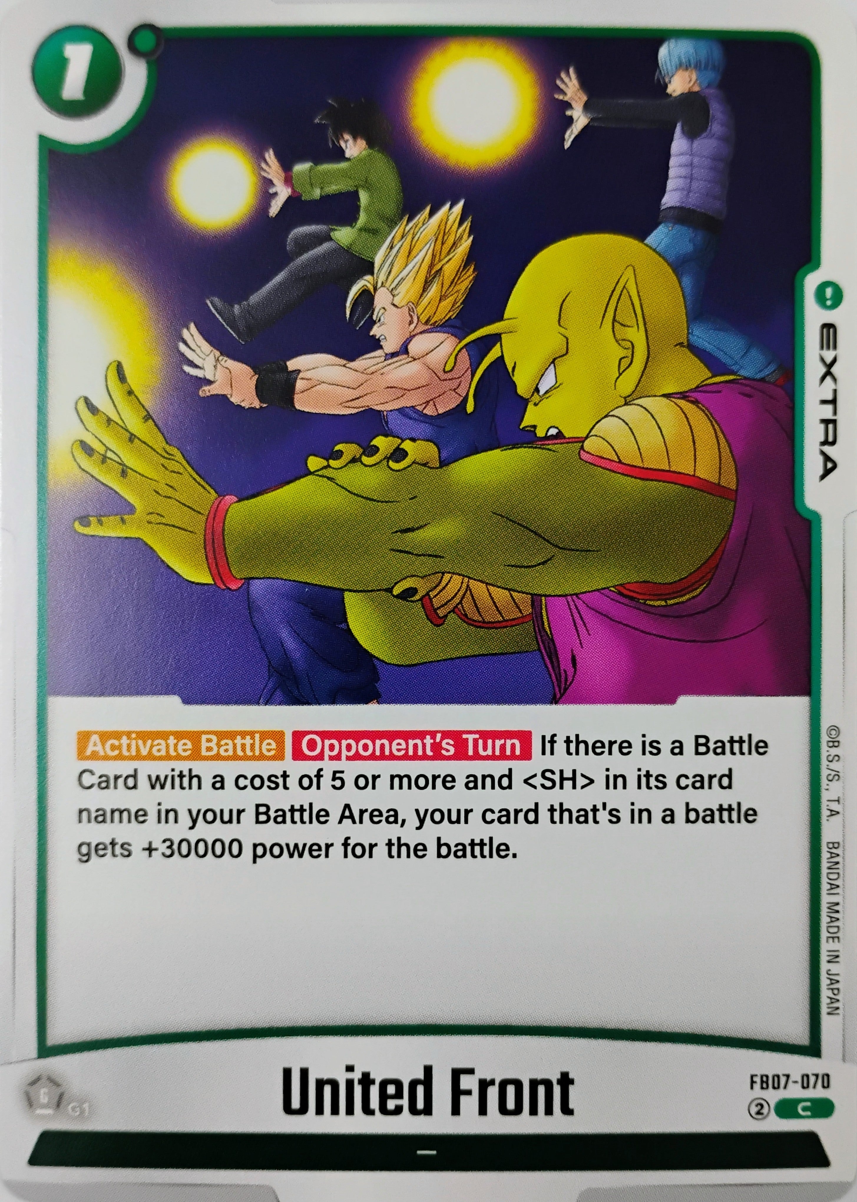 Dragón ball tcg United Front Fb07-070