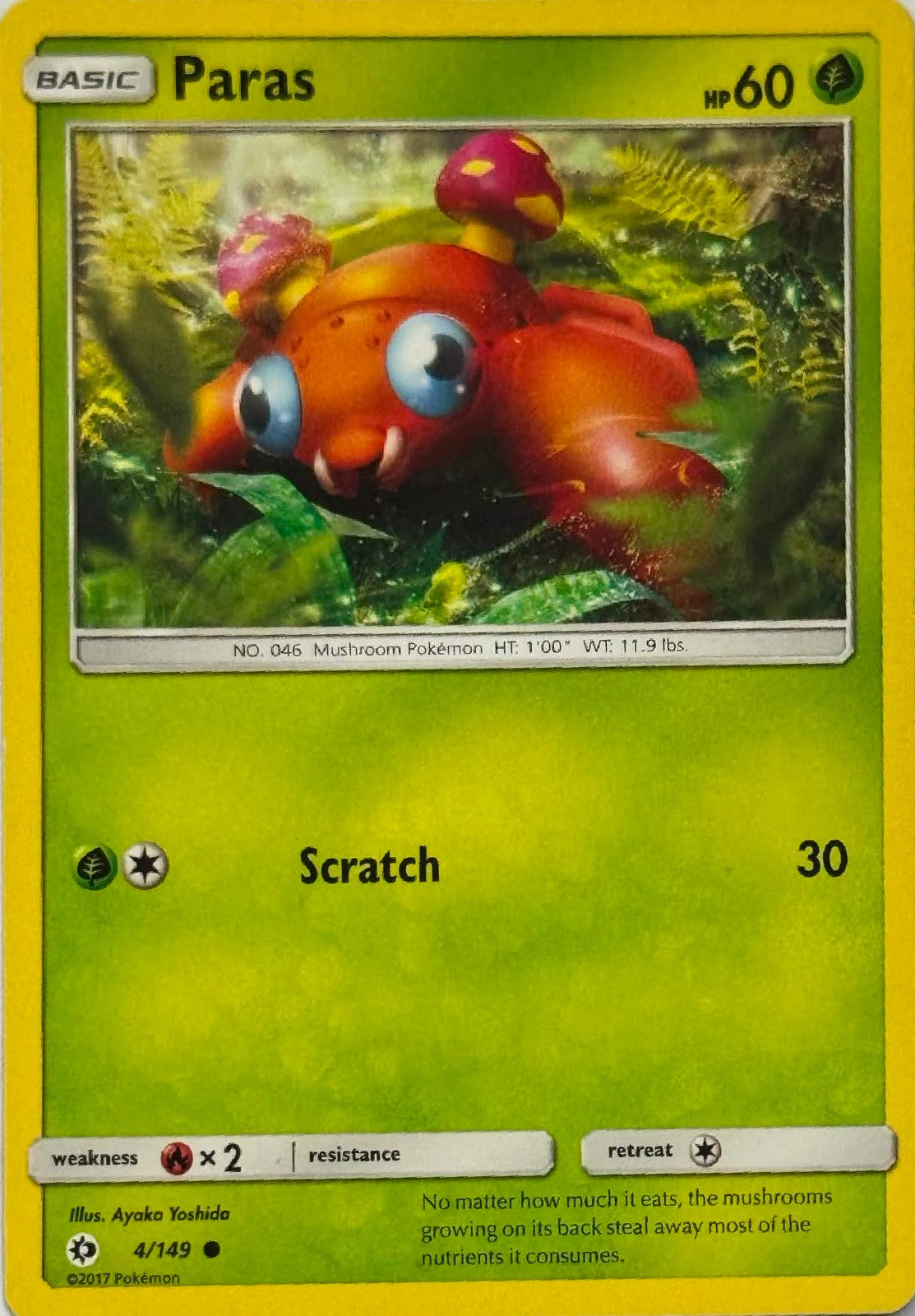 Pokémon Tcg Paras 4/149