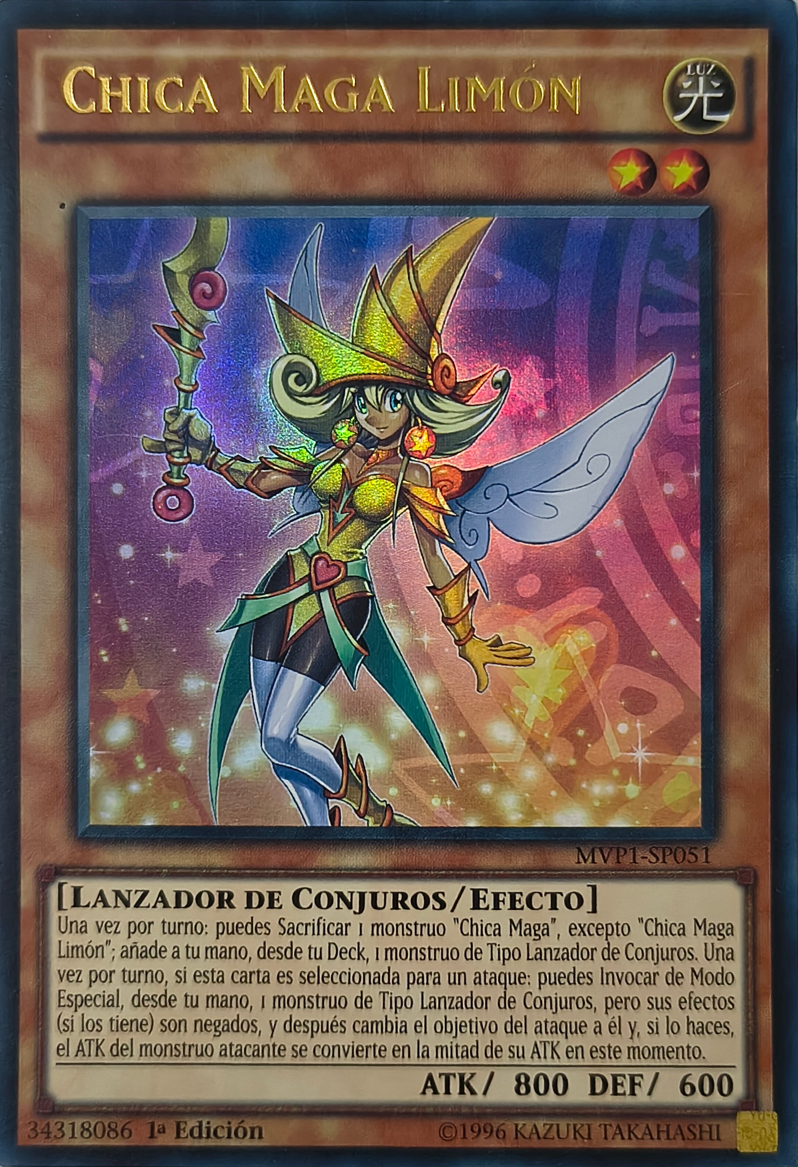 Yugioh! Chica Maga Limón Mvp1-Sp051 1st Edition Ultra Rare