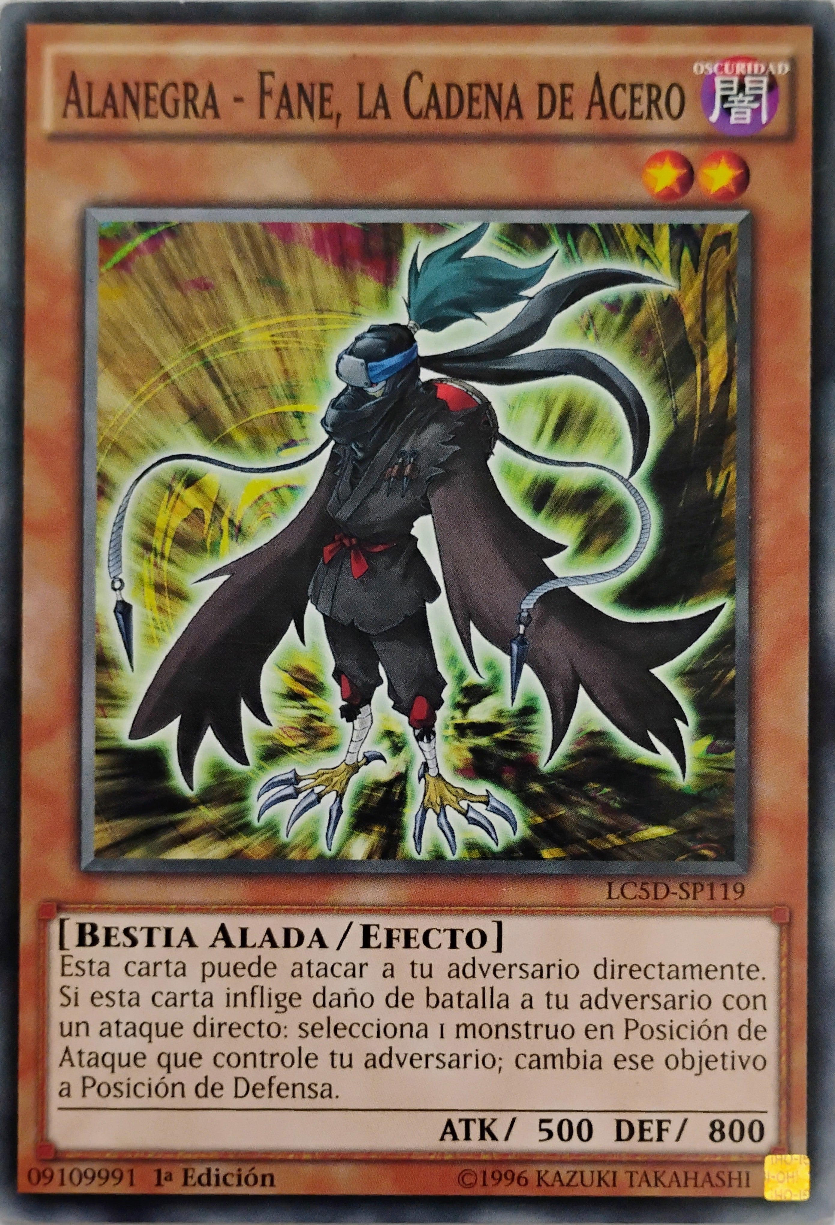 Yugioh! Alanegra - Fane, La Cadena De Acero Lc5d-sp119 1ra edición