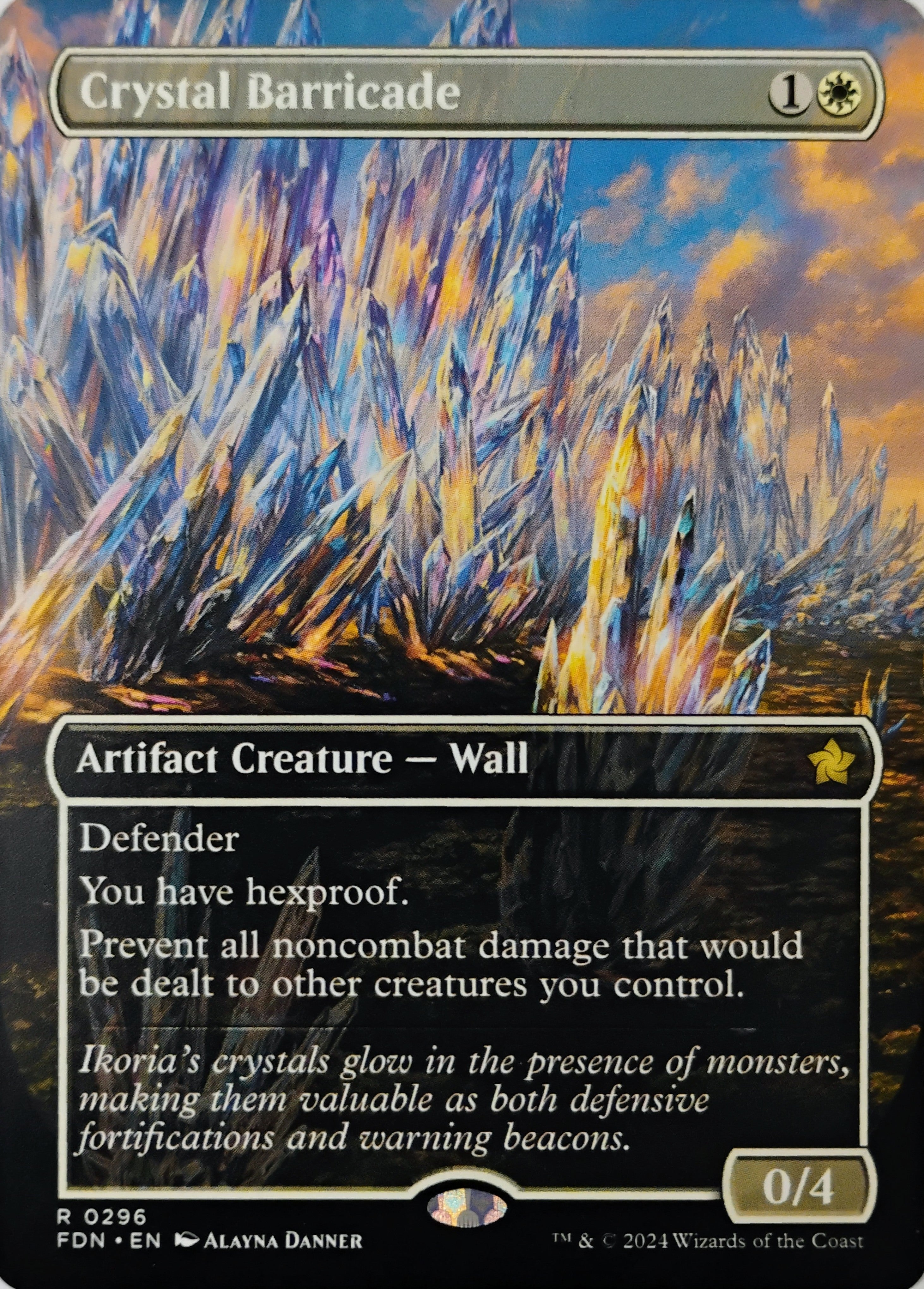 Magic tcg Crystal Barricade 0296 Rare