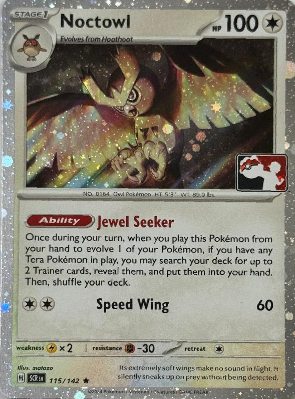 Pokémon Tcg Noctowl 115/142 Holo Cosmo (Liga)