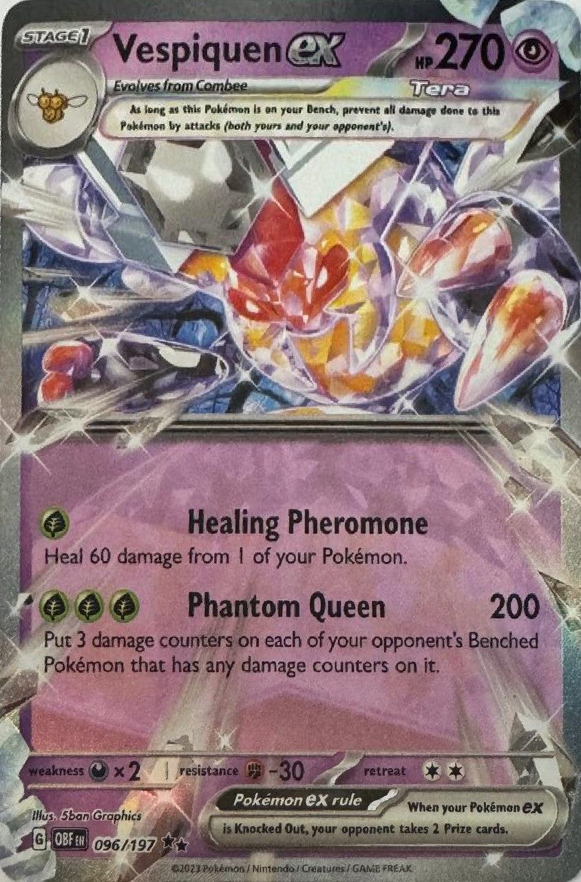 Pokemon Tcg Vespiquen Ex 096/197