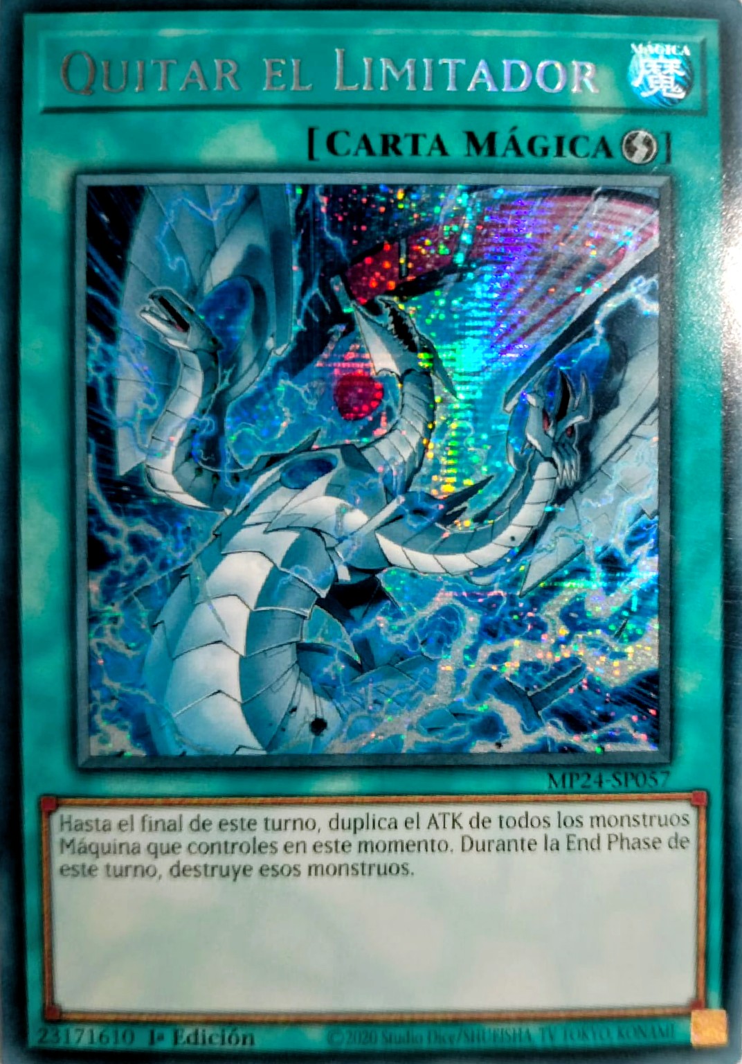 Yugioh! Quitar el Limitador MP24-SP057 1st edition Prismatica (Español)