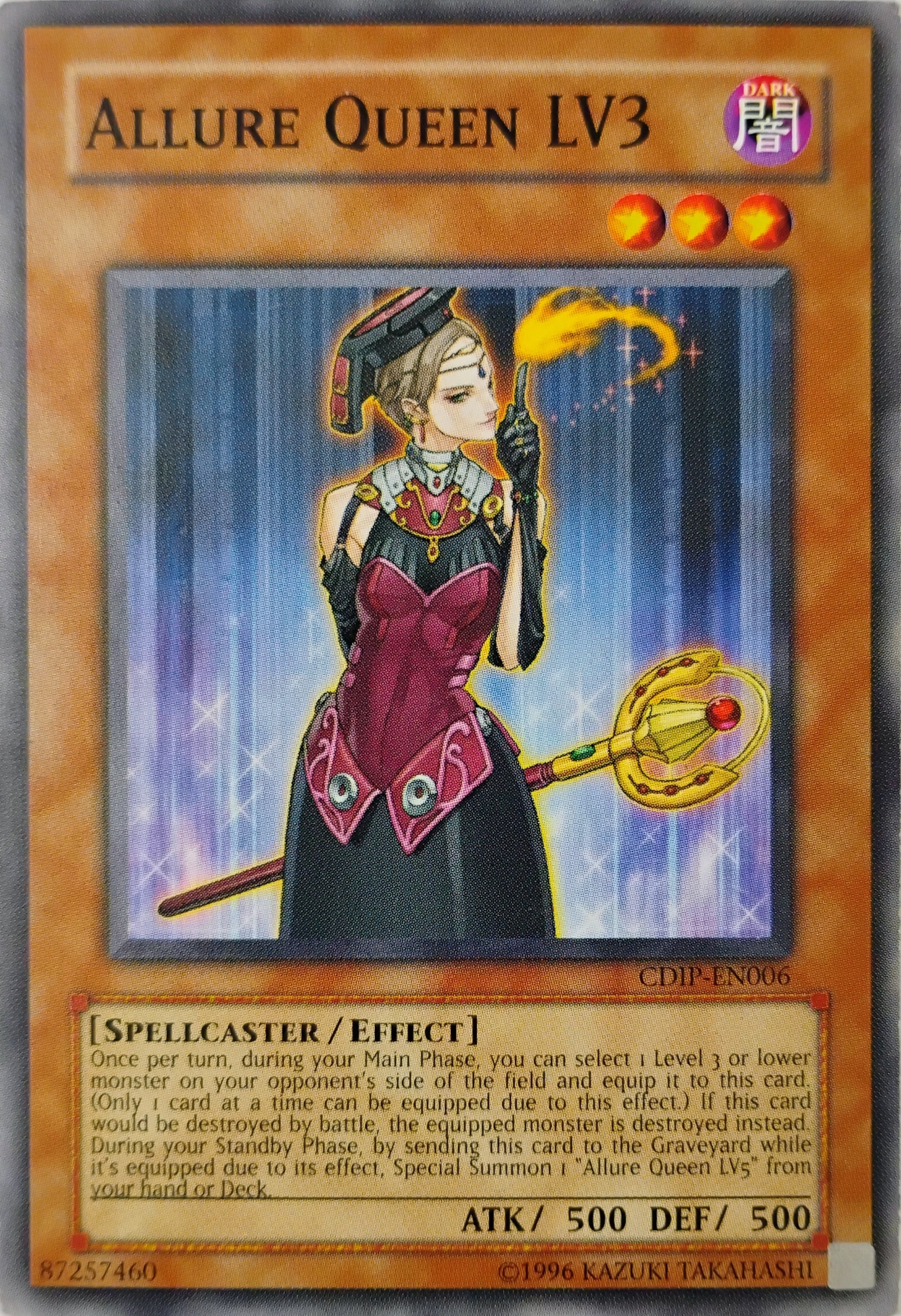 Yugioh! Allure Queen Lv3 Cdip-en006