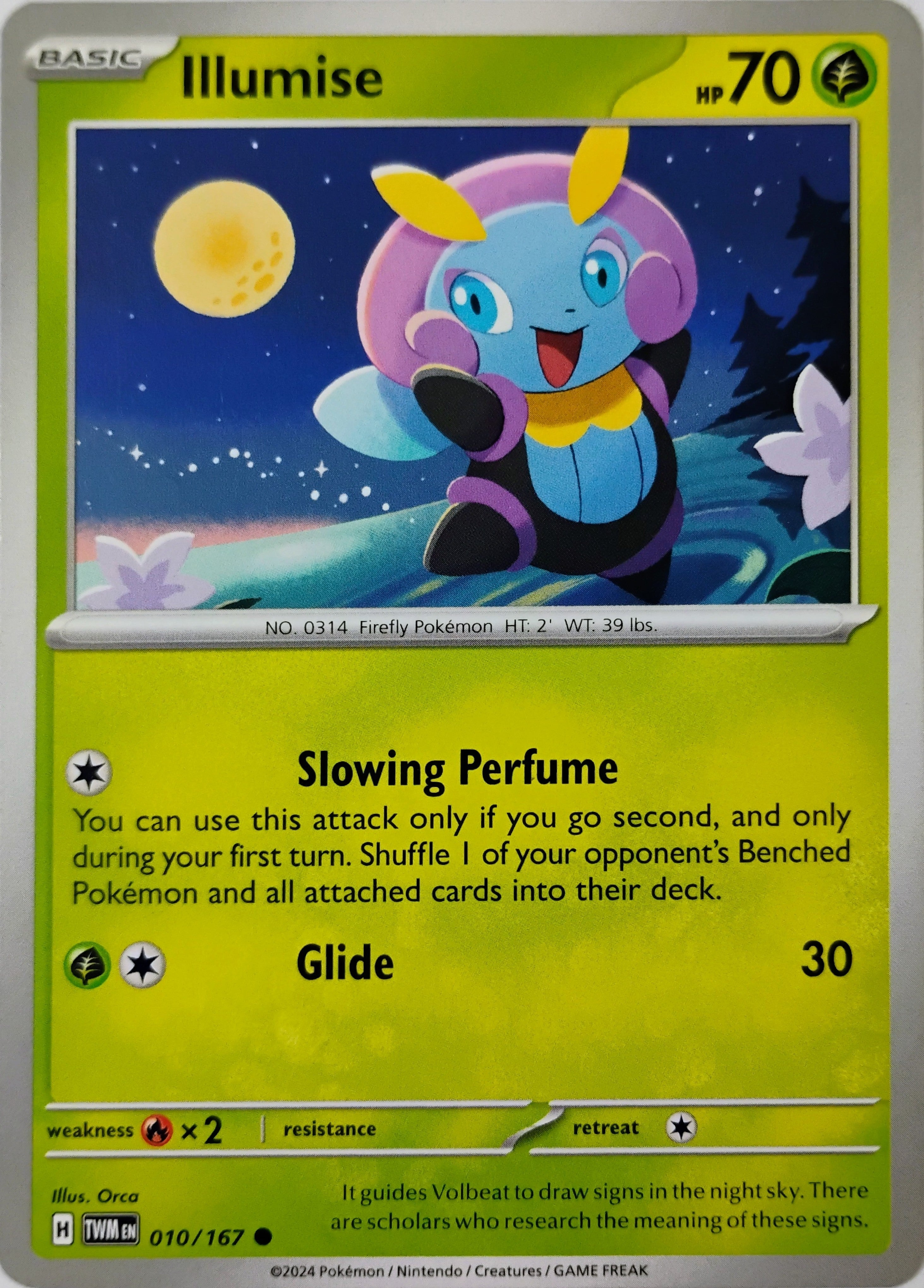 Pokémon tcg Illumise 010/167