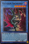 Yugioh! Matador Archfiend Mzmu-en022 Super Rare