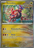 Pokémon Tcg Koraidon 091  (Temporal Forces)
