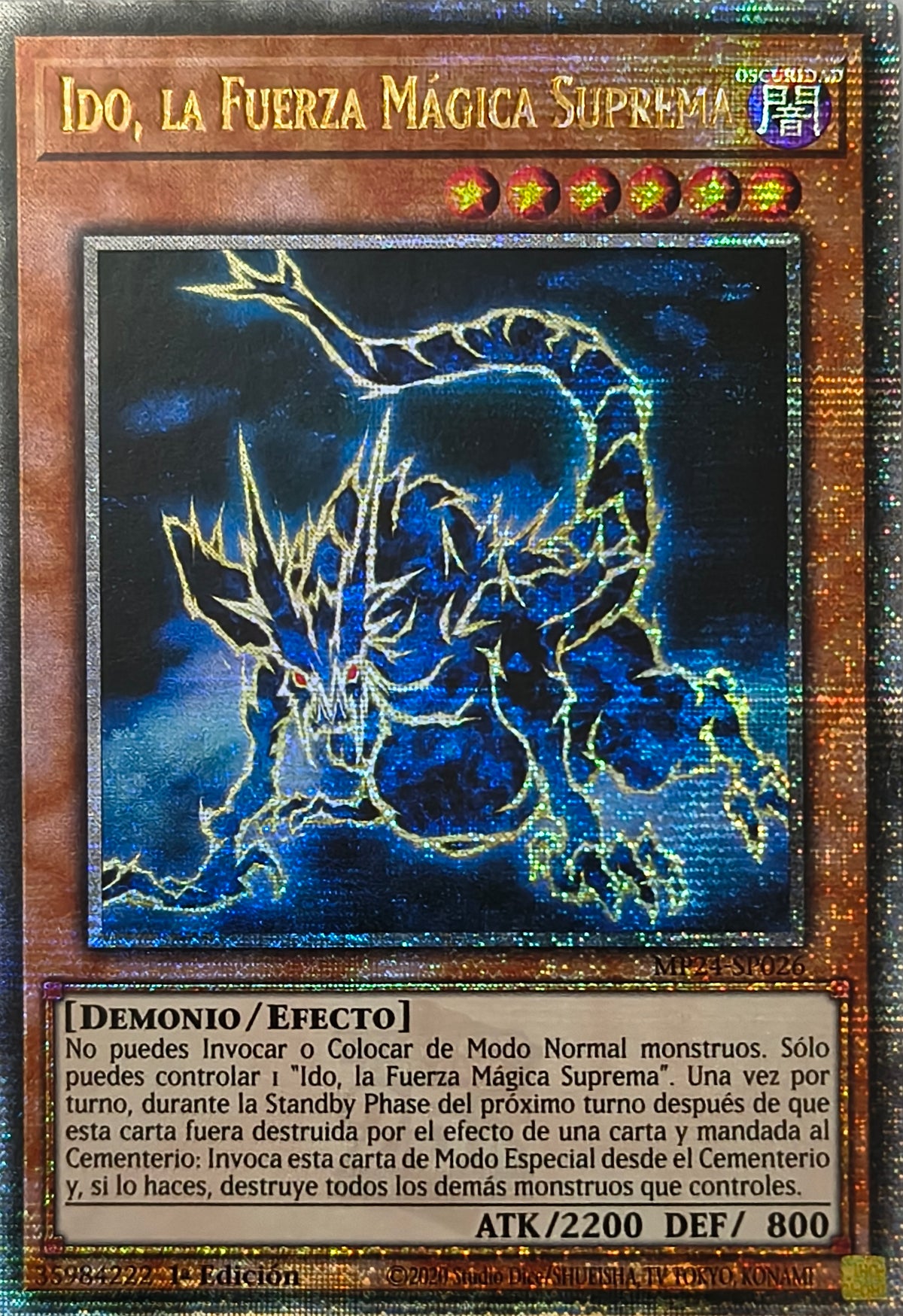 Yugioh! Ido, La Fuerza Mágica Suprema Mp24-Sp026 1st Edition Quarter Century