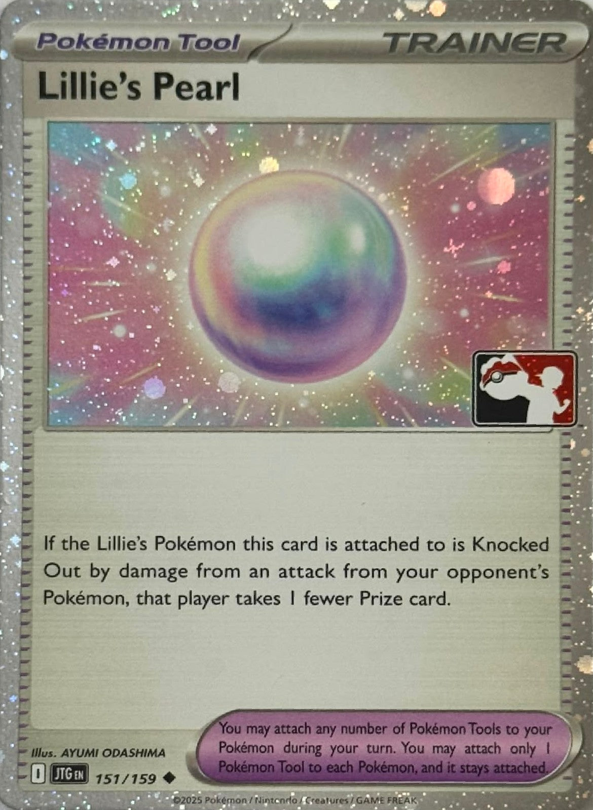 Pokémon Tcg Lillie's Pearl 151/159 Holo Cosmo (Liga)